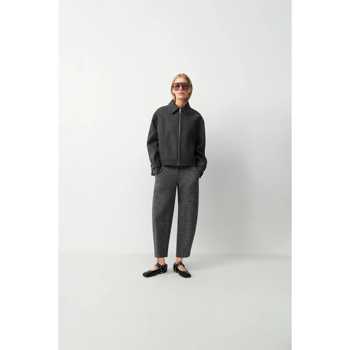 Orly Barrel Cropped Trousers