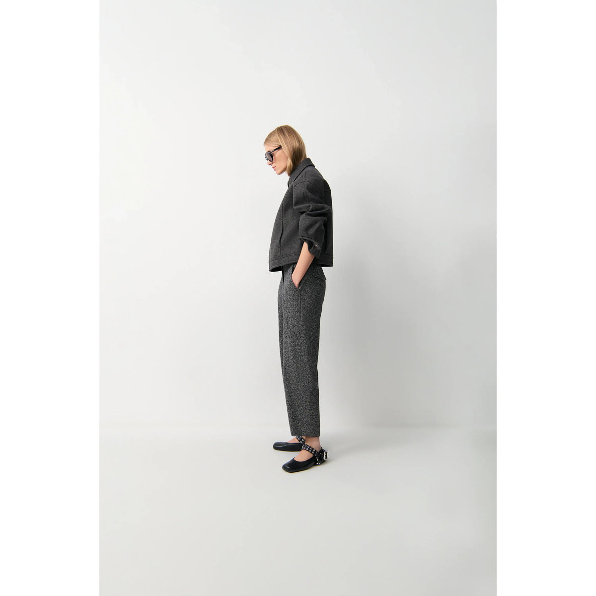 Orly Barrel Cropped Trousers
