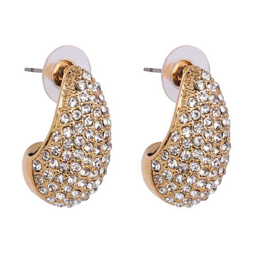 Merx 710-123 Gold Crystal Earrings