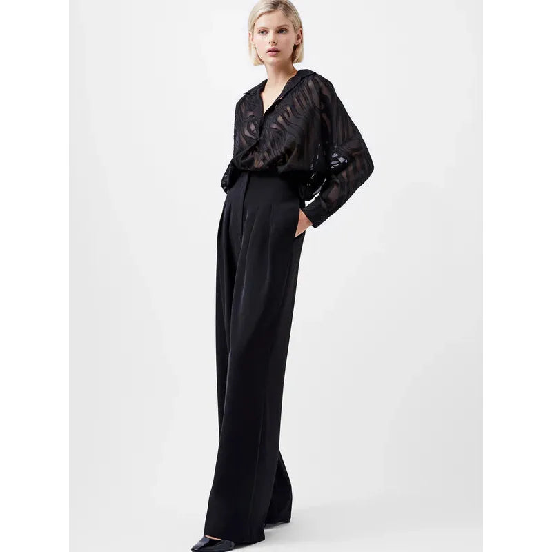 Harrie Suiting Wide Leg Trousers