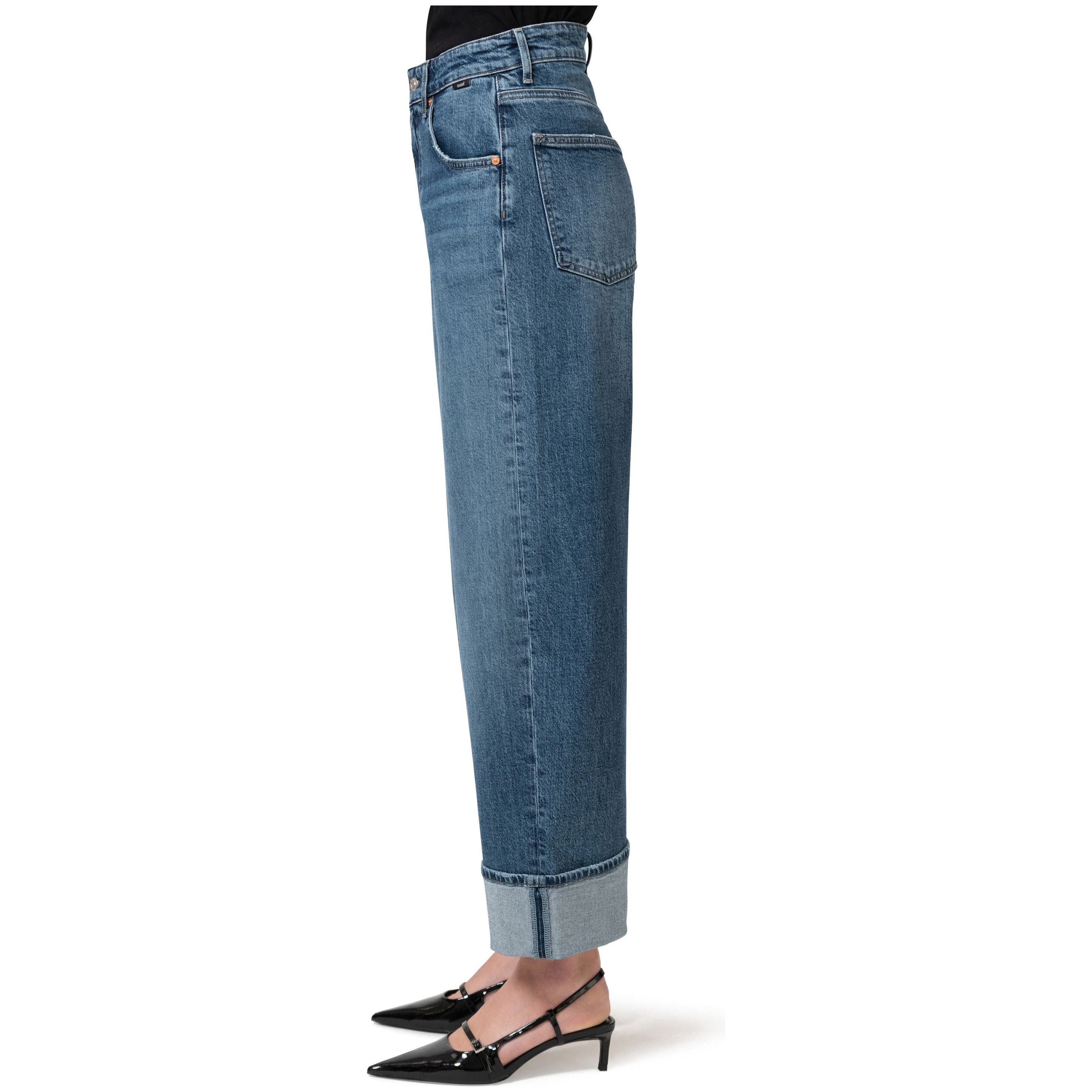 Sandra Mid Brushed Cuffed Jeans