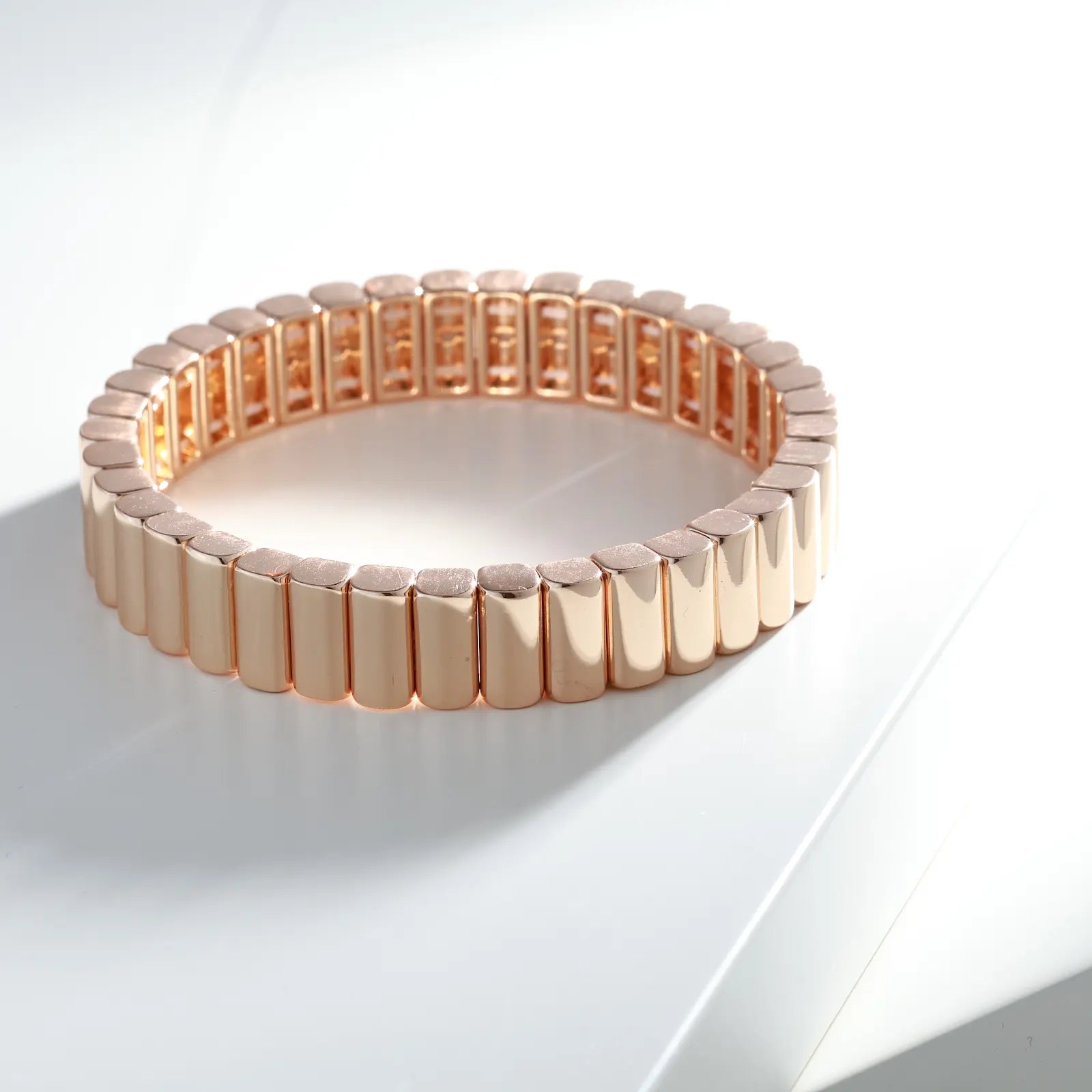 Merx 86-8185 Tile Bracelet - Gold 17.5cm