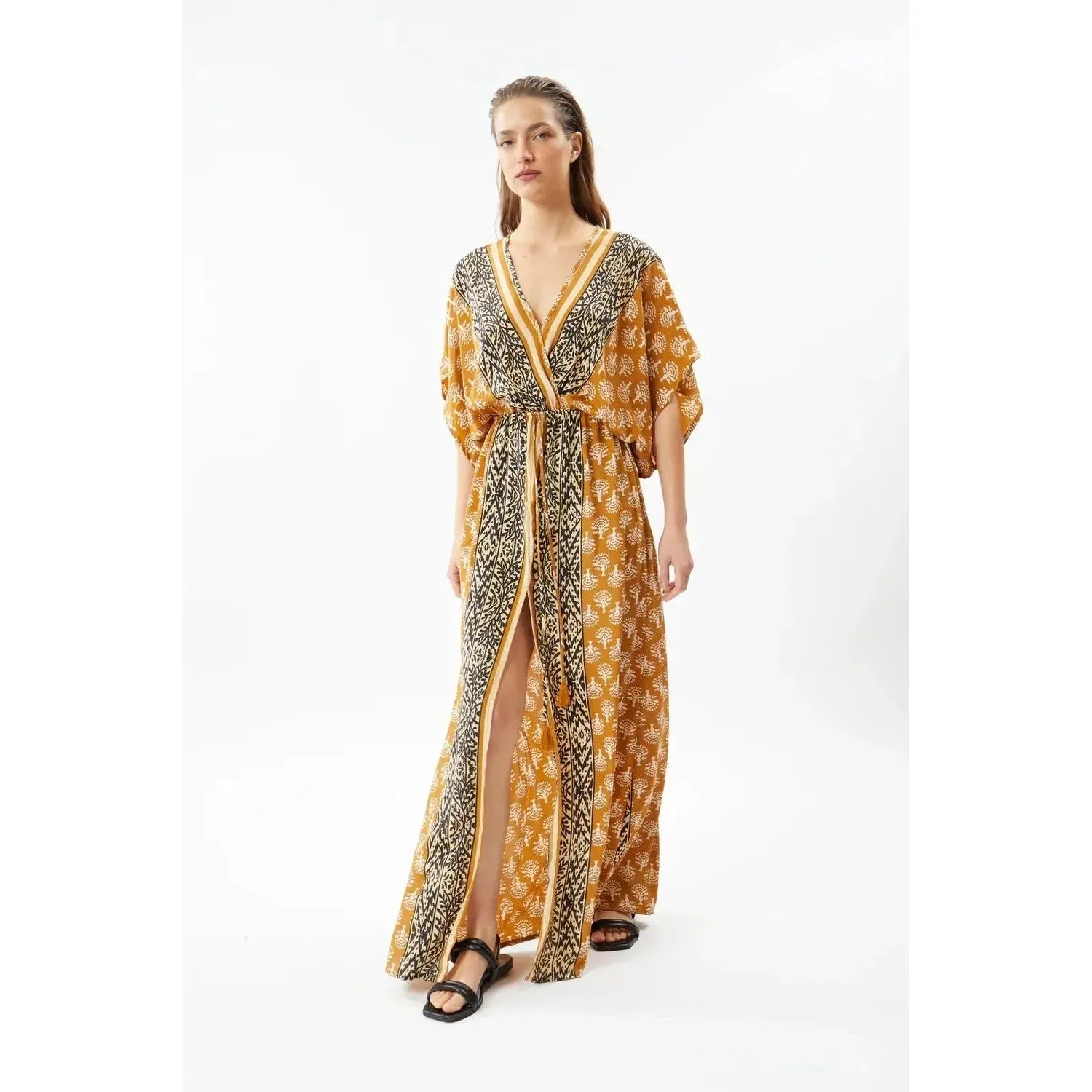 Bach Tunic Dress | Multicolor Gold