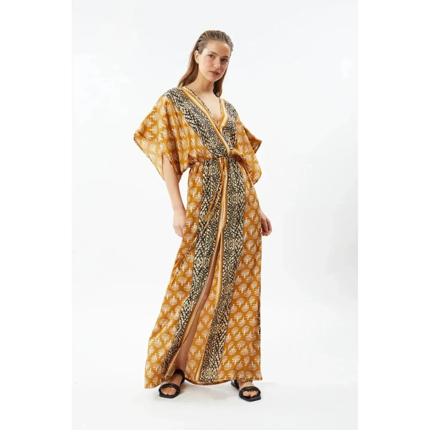 Bach Tunic Dress | Multicolor Gold