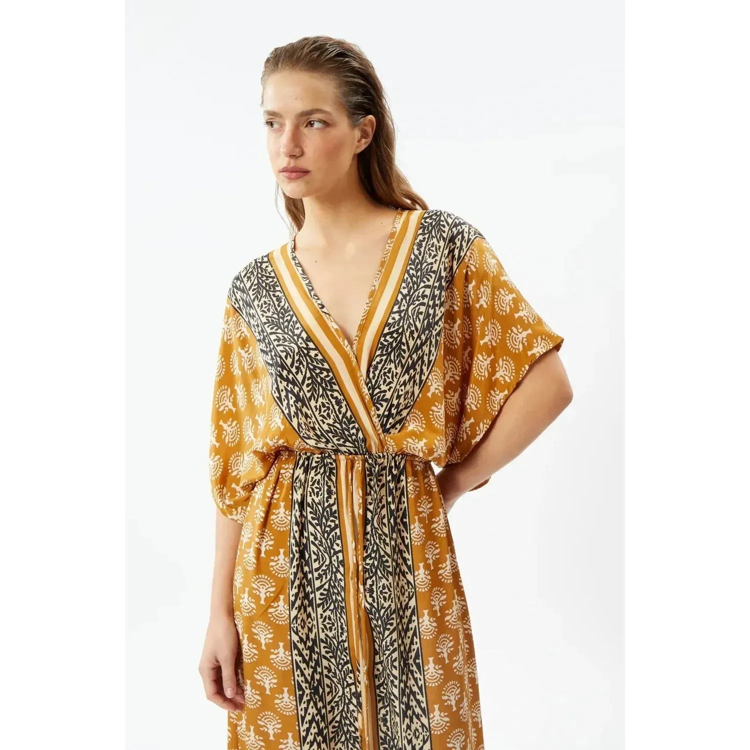 Bach Tunic Dress | Multicolor Gold