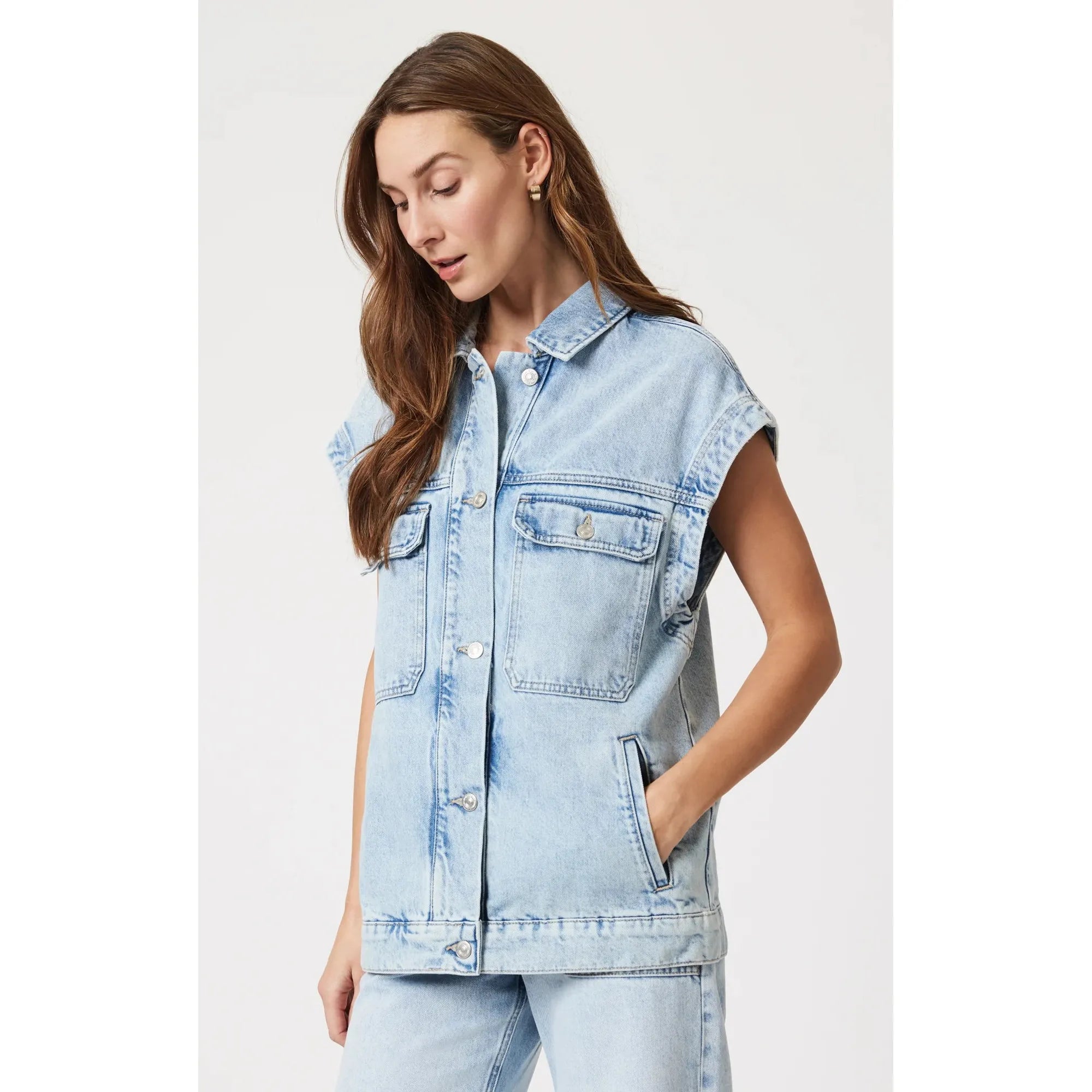 Nadia Denim Vest