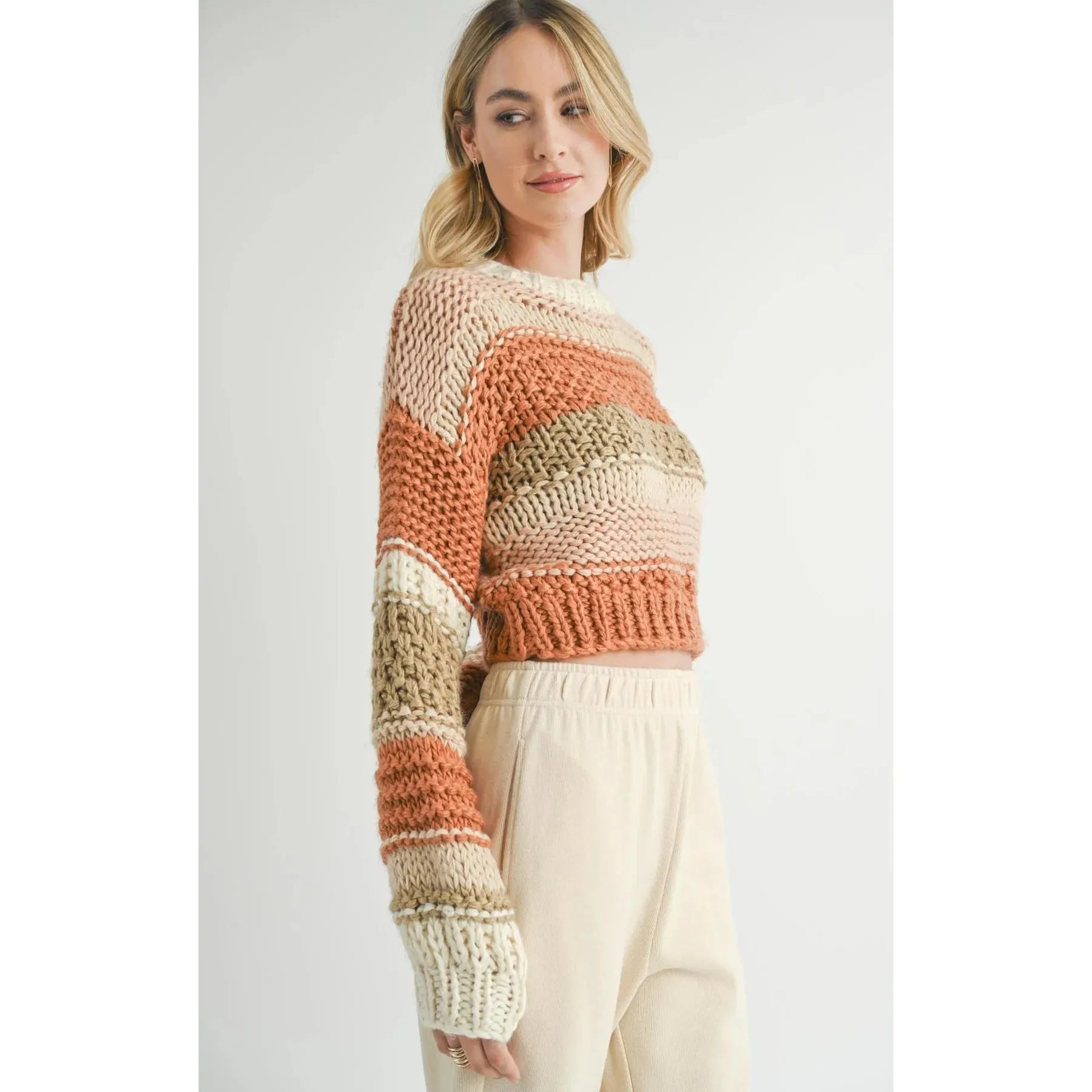 Butter Pecan Chunky Sweater