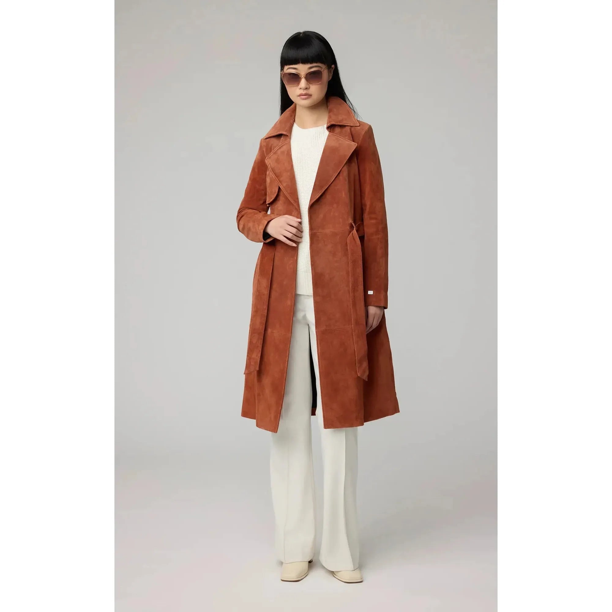 Alexis-N Suede Trench