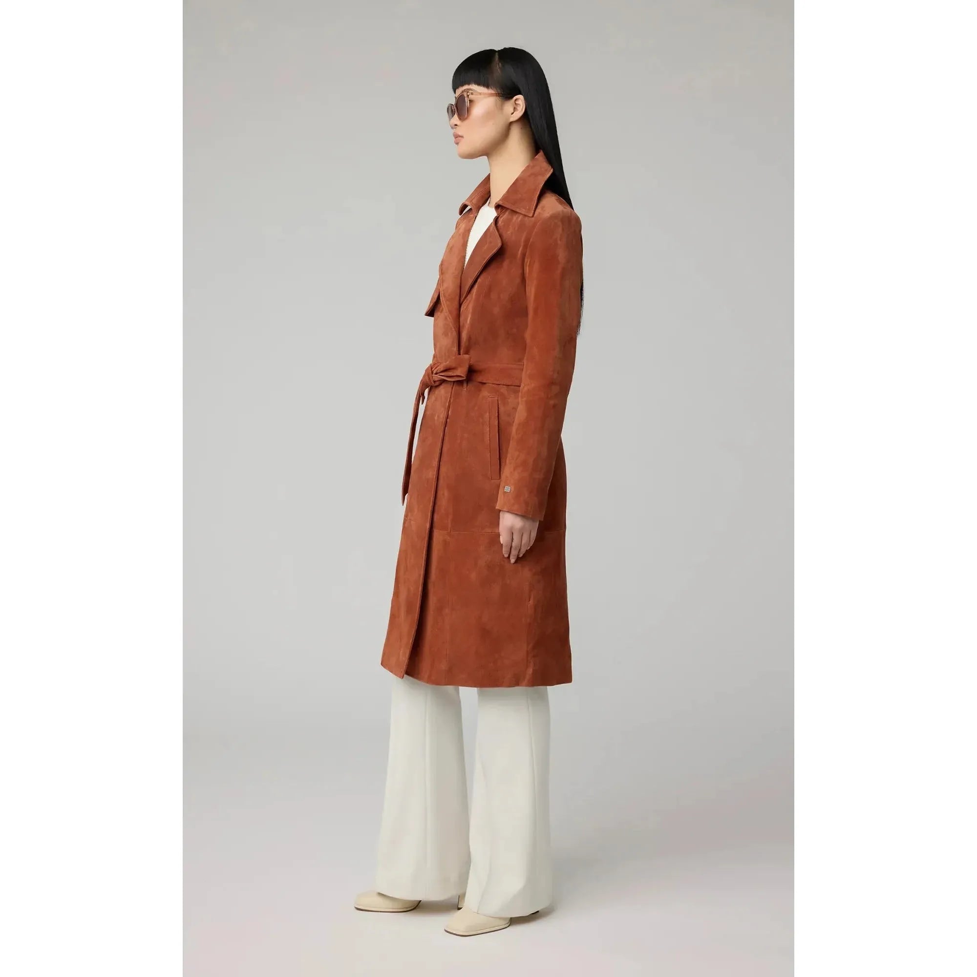 Alexis-N Suede Trench