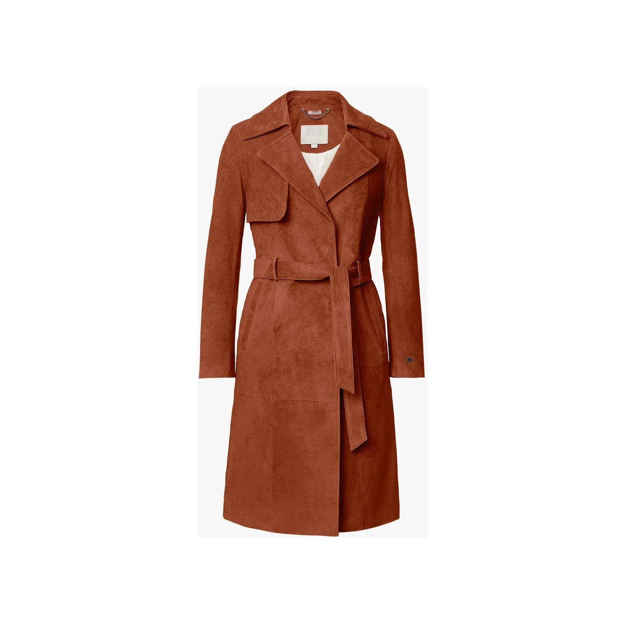 Alexis-N Suede Trench