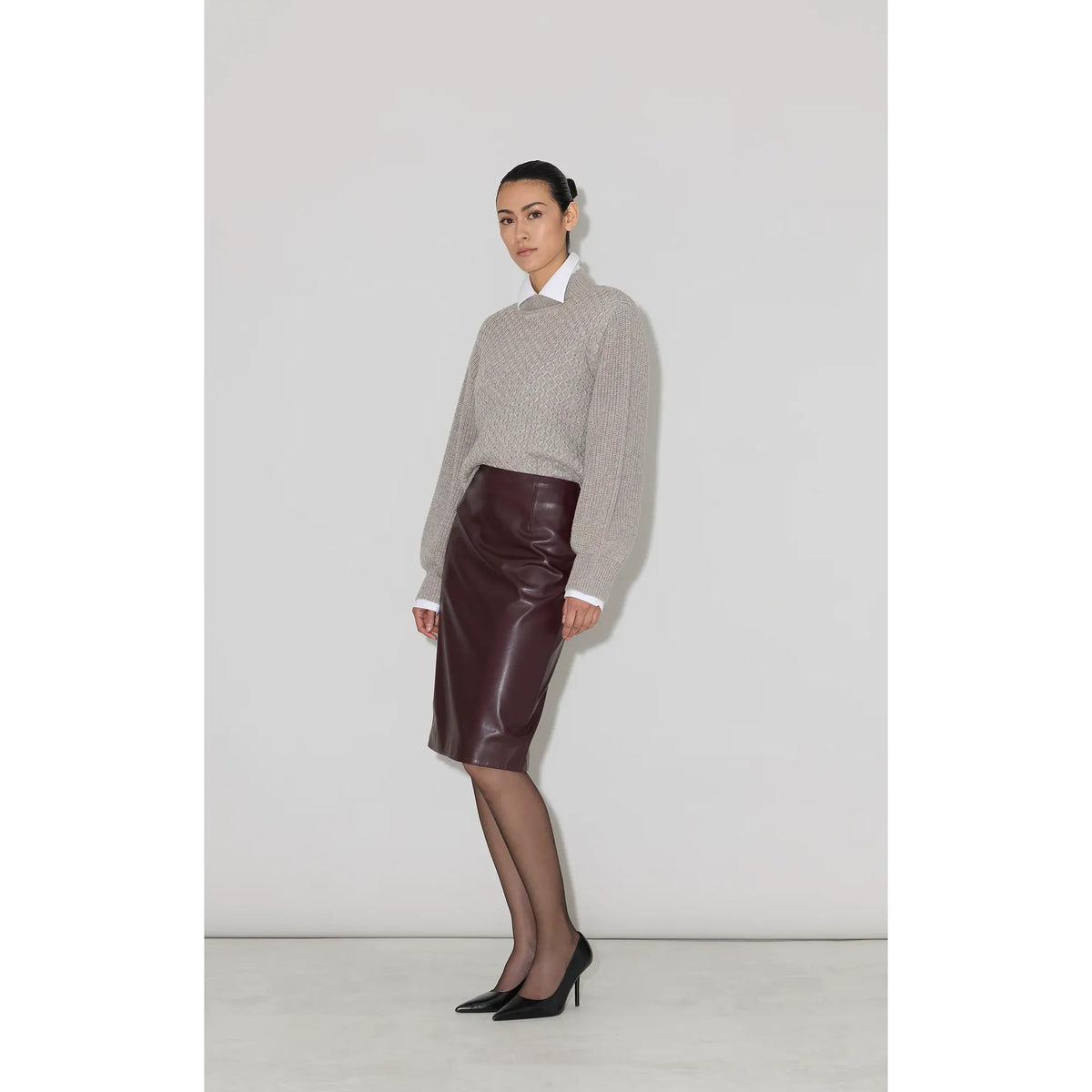 ANNISTON Diamond Knit Sweater