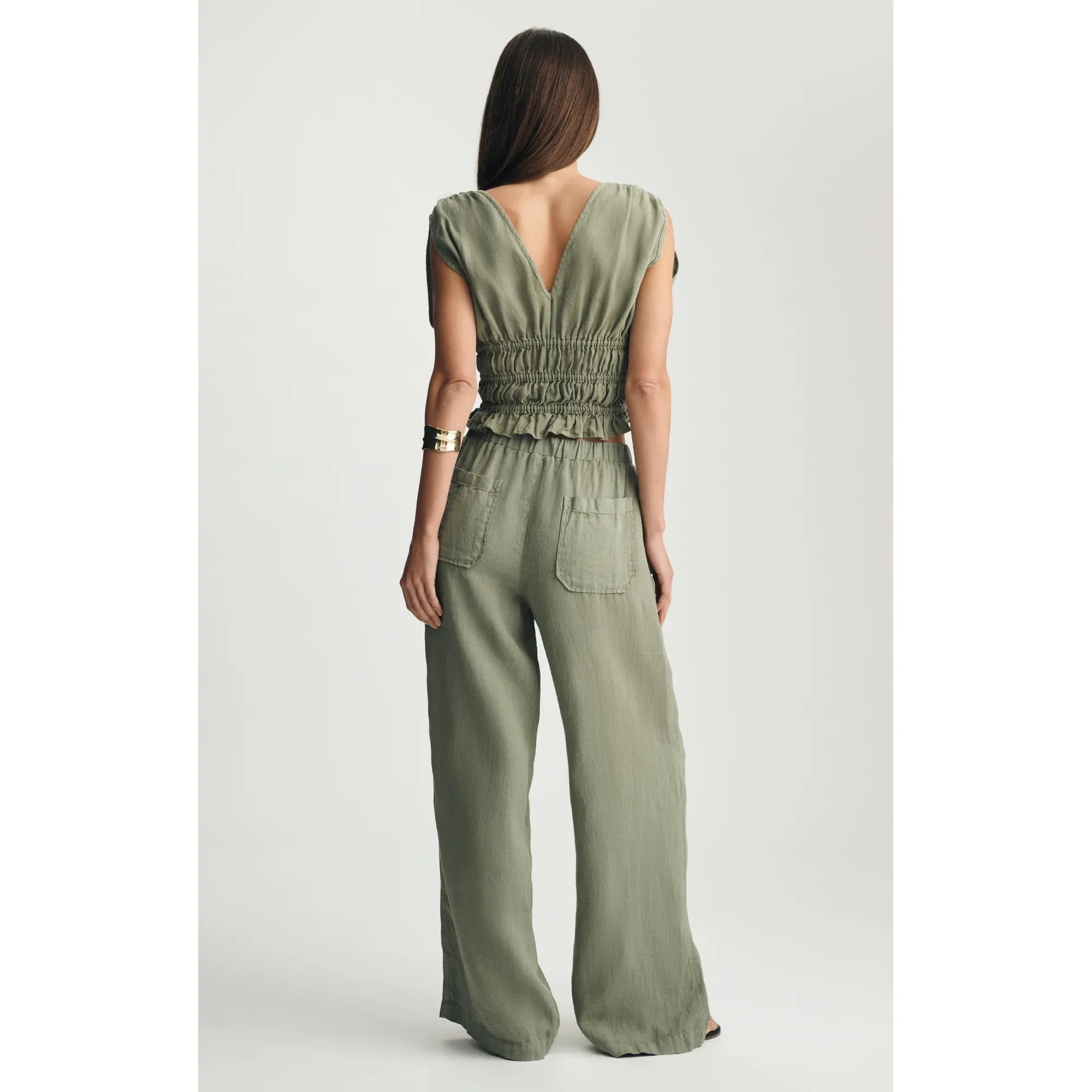 Linen Wide Leg Pants