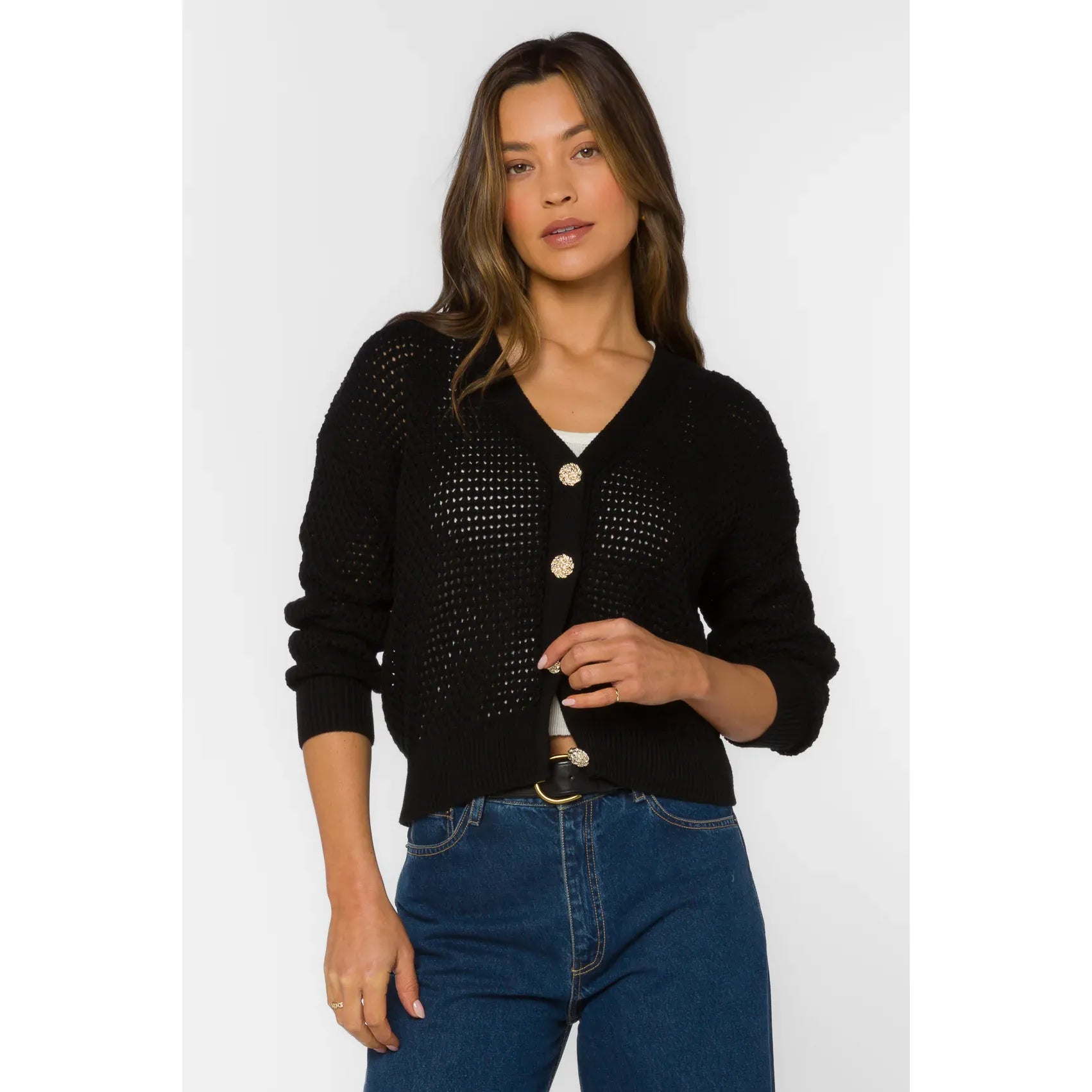 Aris Black Cardigan