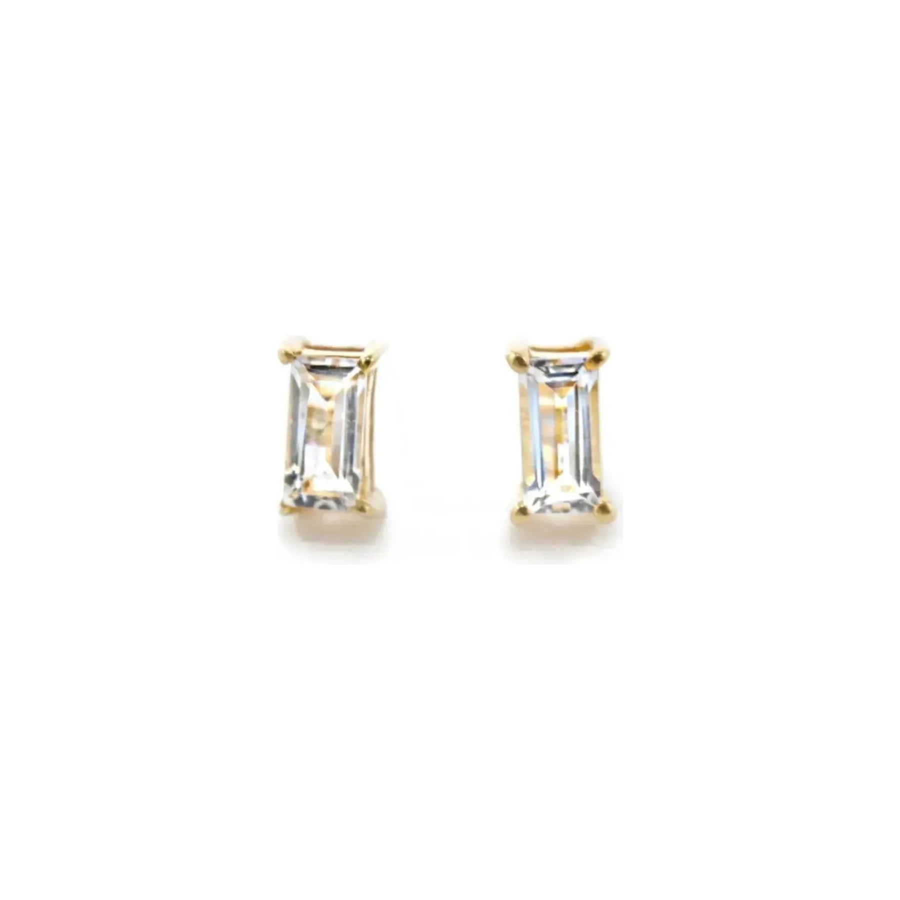 Baguette Mini Studs | LOLO X Monika Hibbs Collection