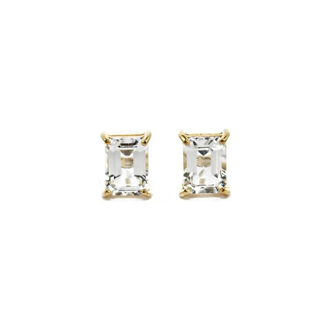 Baguette Solo Grande Studs | LOLO X Monika Hibbs Collection