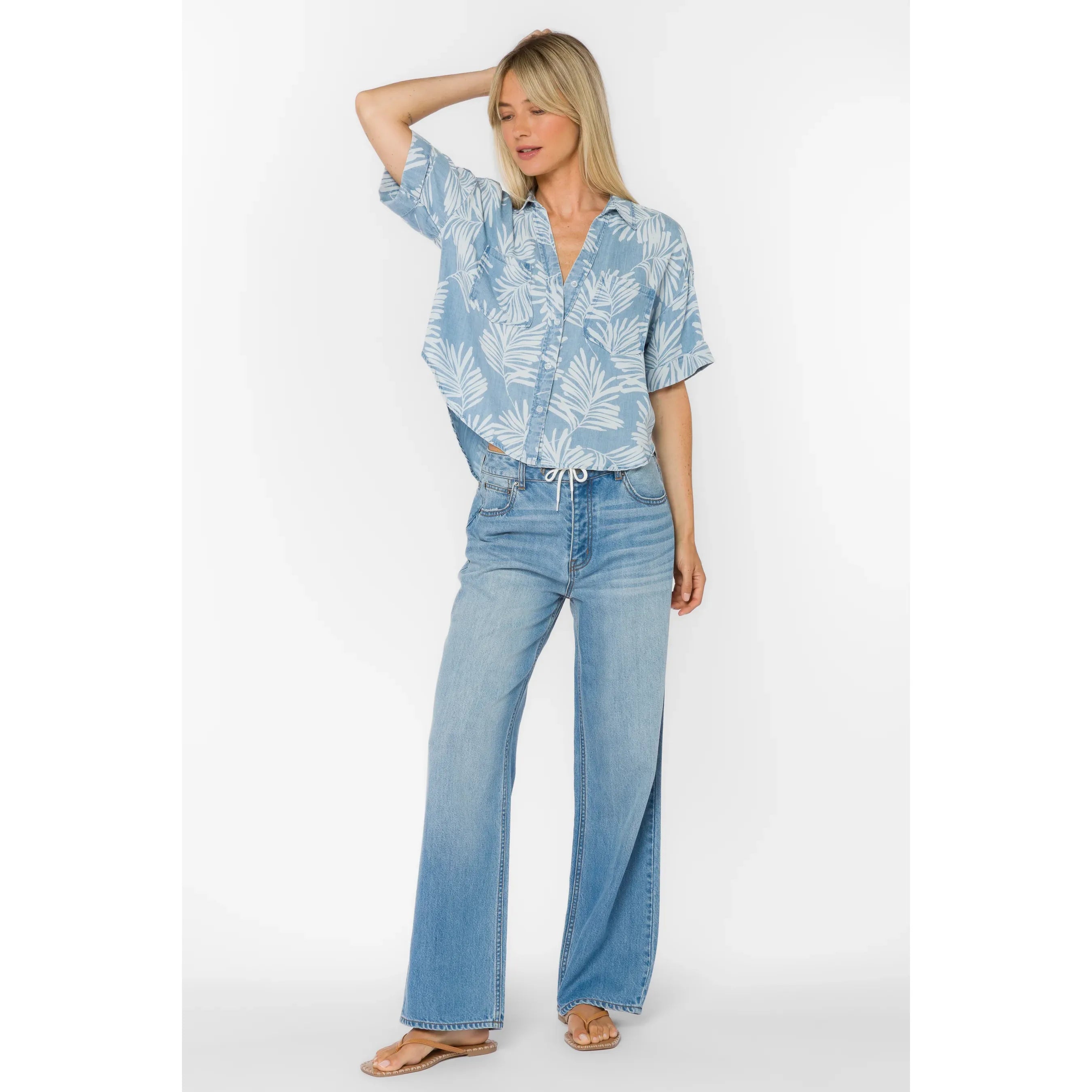 Brandon Palm Leaf Shirt