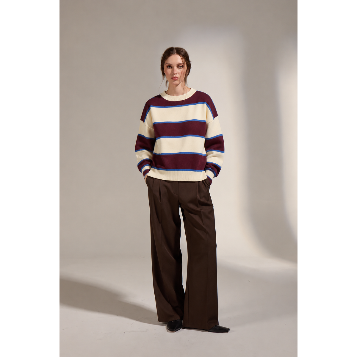 OSSA STRIPED SWEATER
