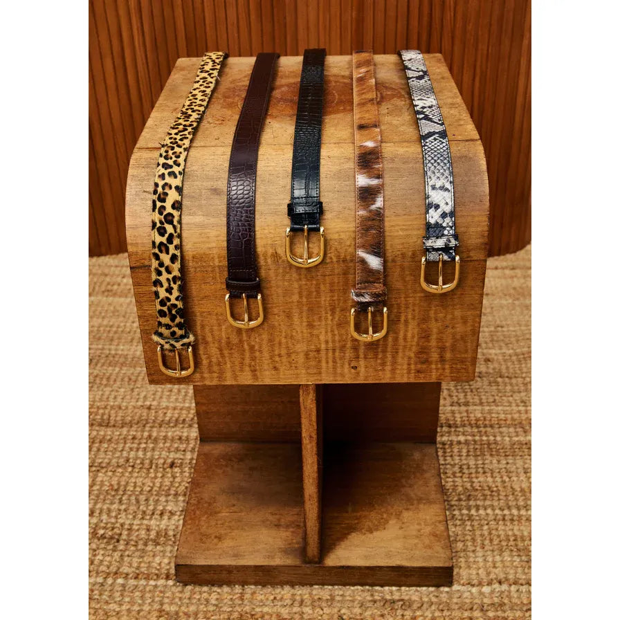 AZALEE Leopard Belt – Made in Italy