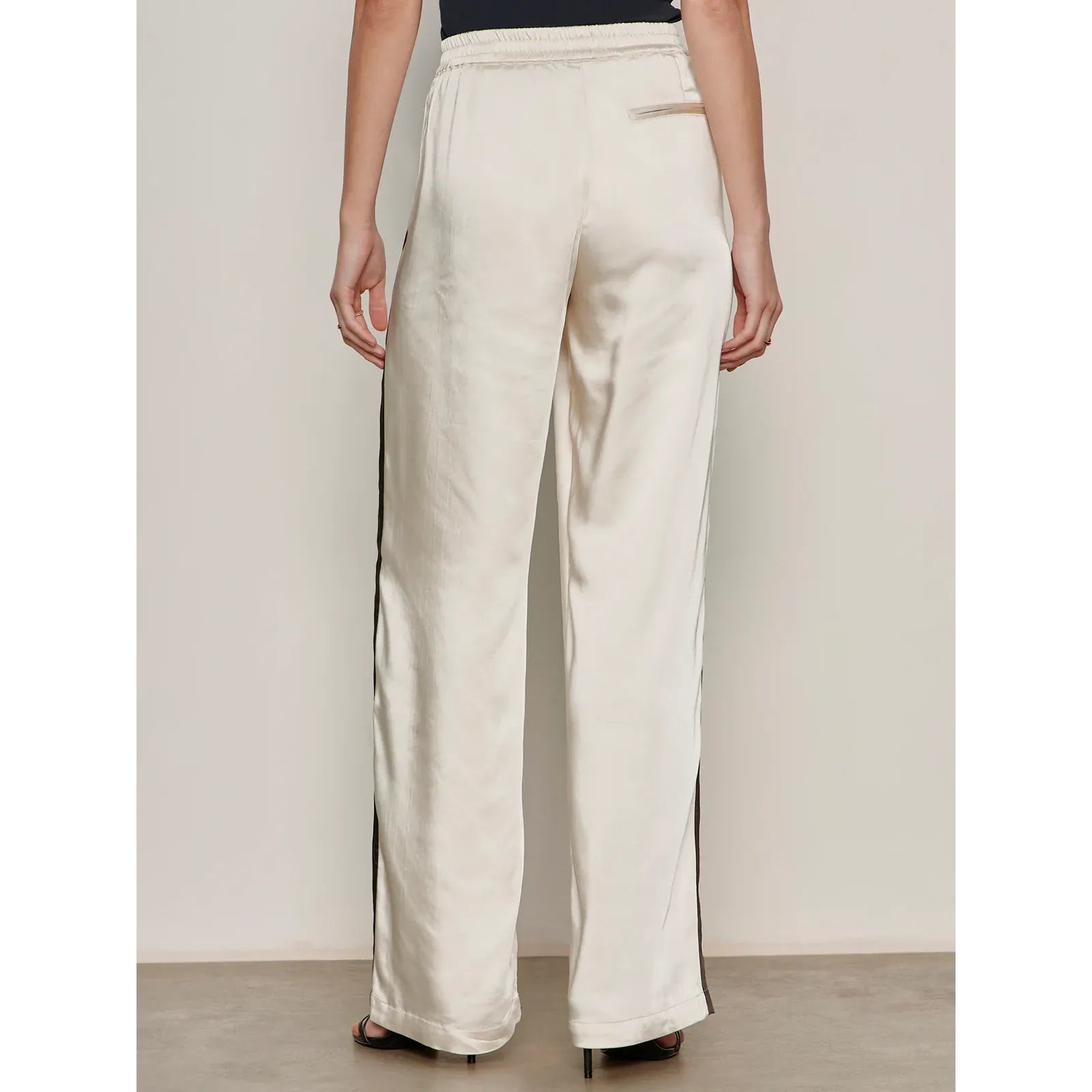 Satin Track Pants