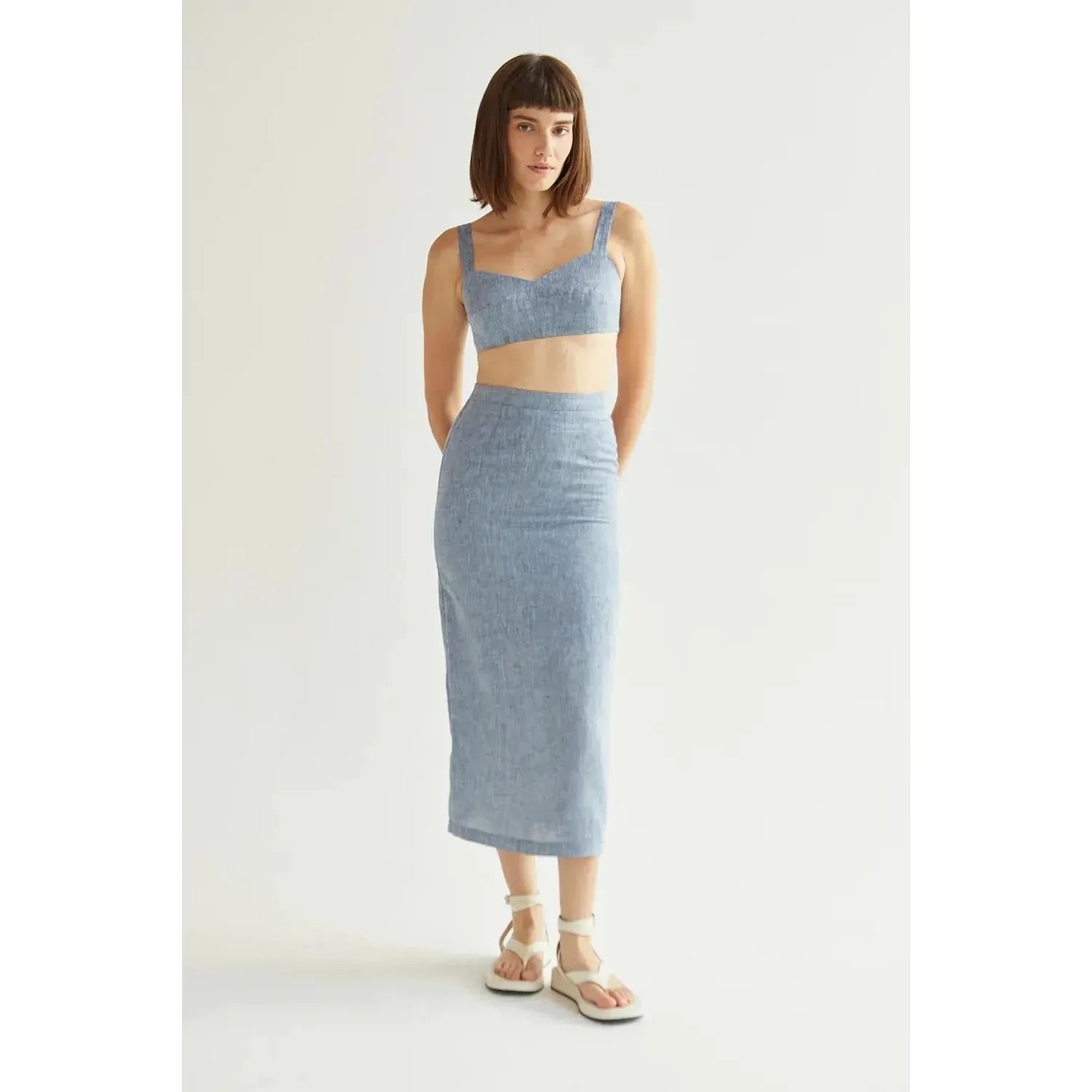 Daniella Linen Skirt