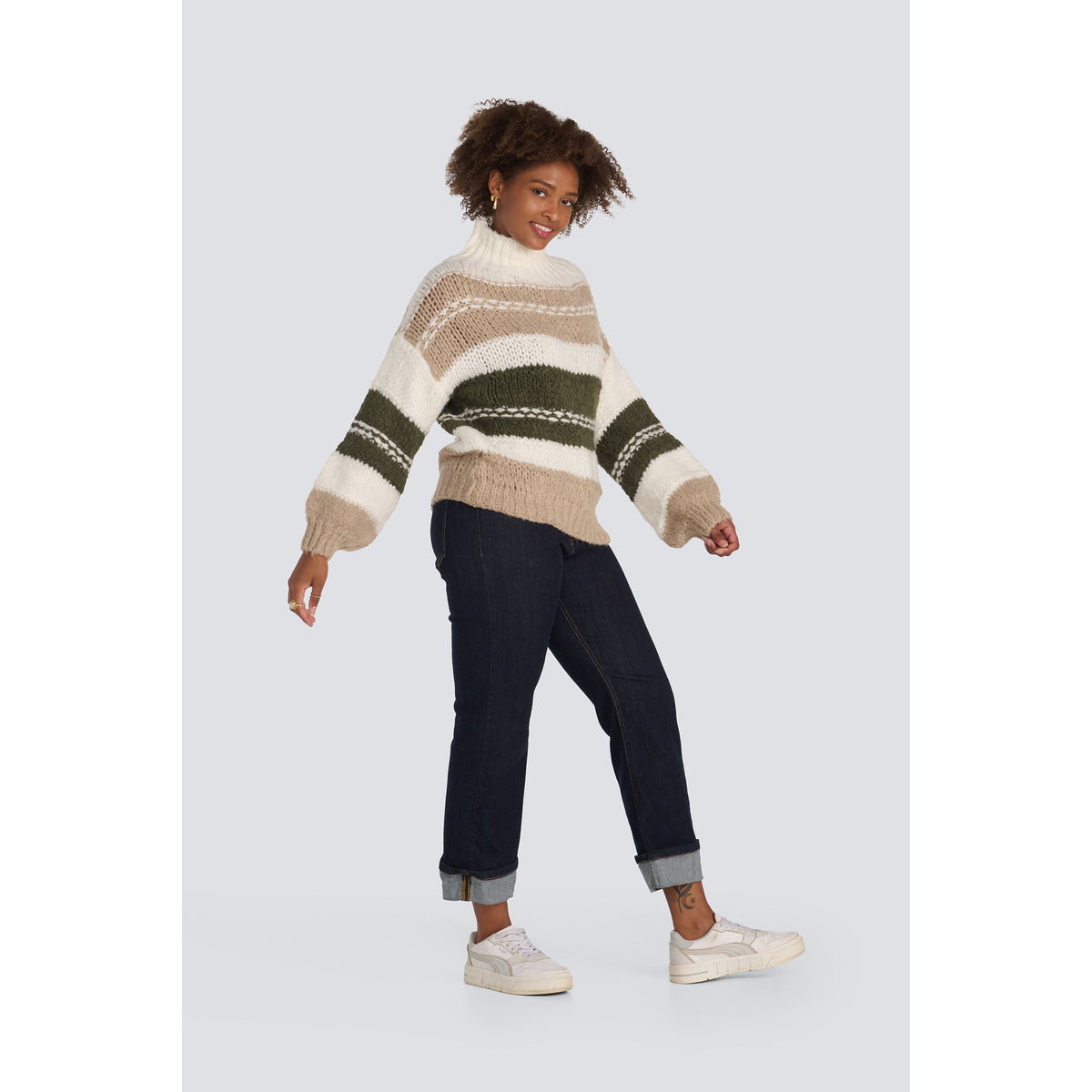 Chunky Striped Sweater