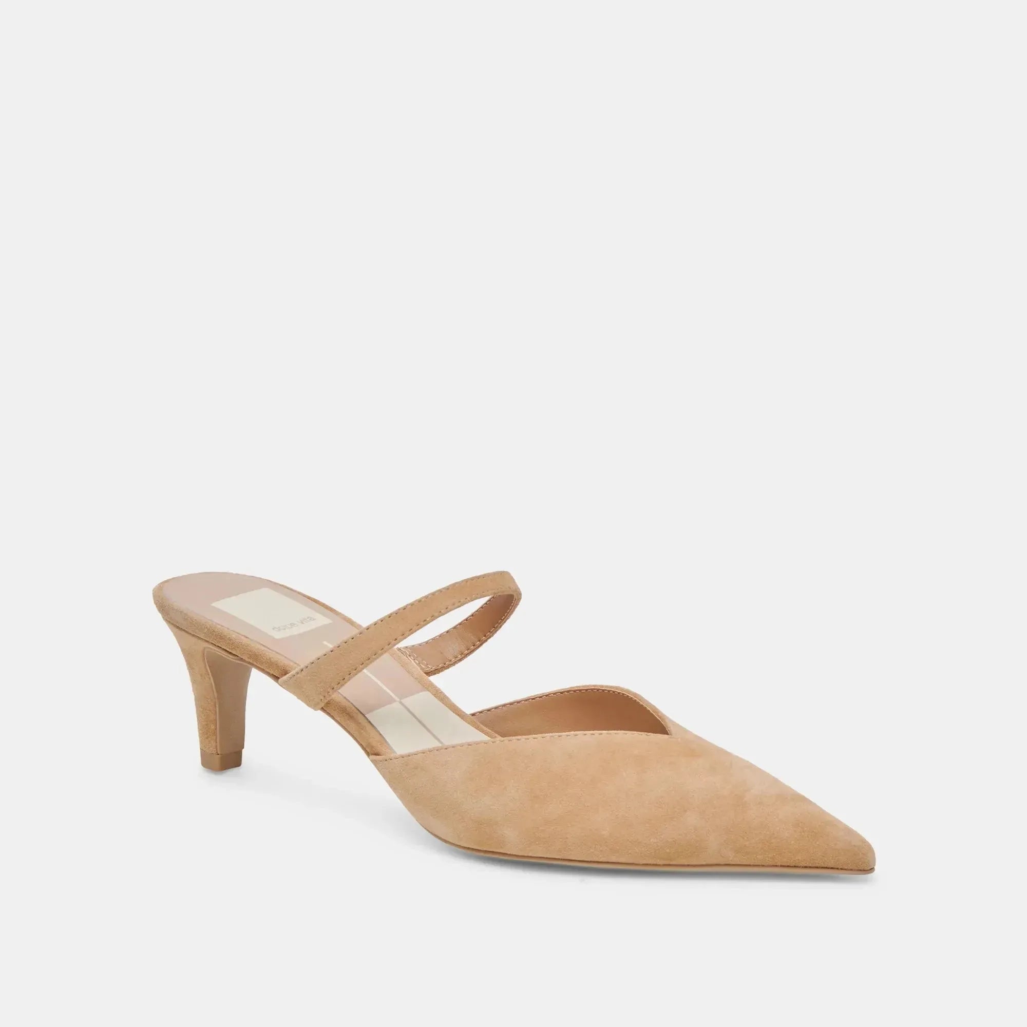 Kanika Mid in Tan Suede