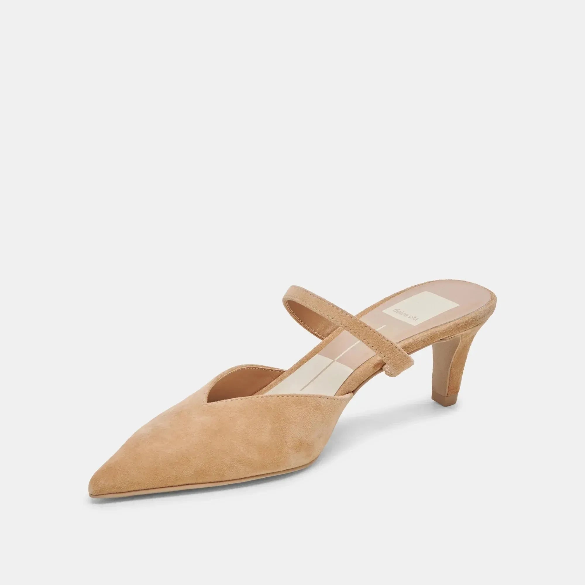 Kanika Mid in Tan Suede