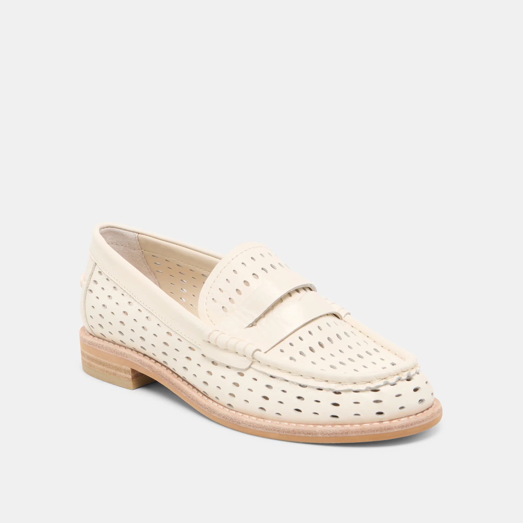Wonda Off White Perf Suede