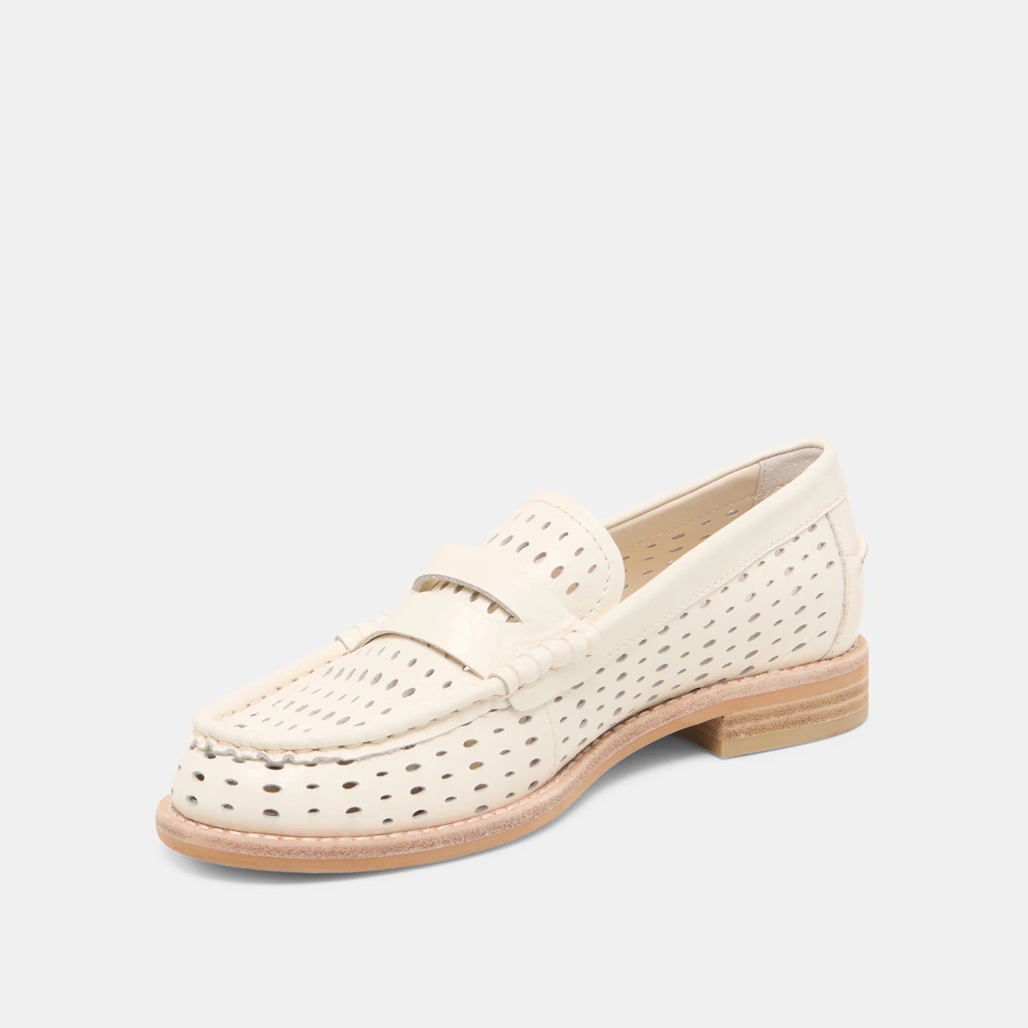 Wonda Off White Perf Suede