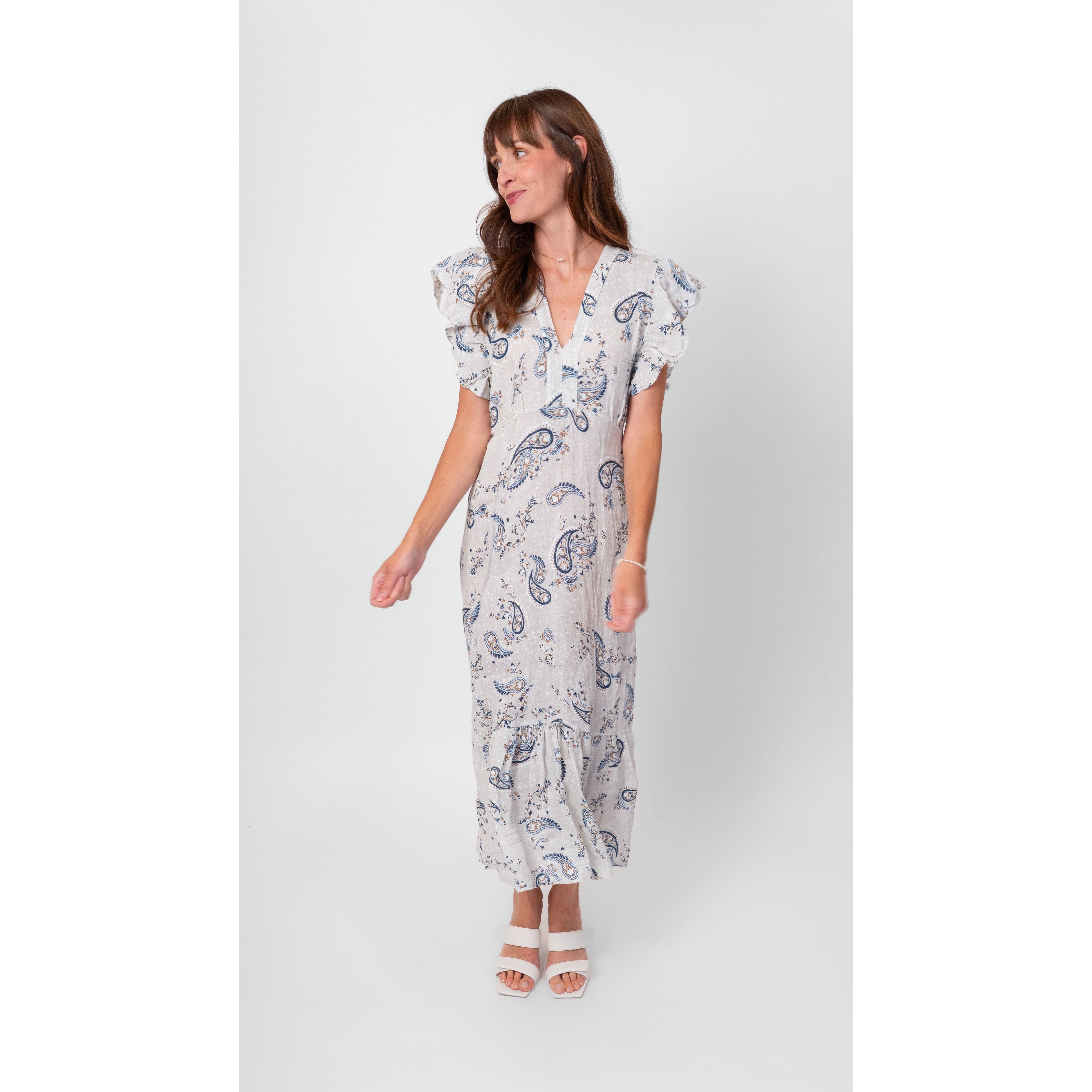 Willow Paisley Midi Dress