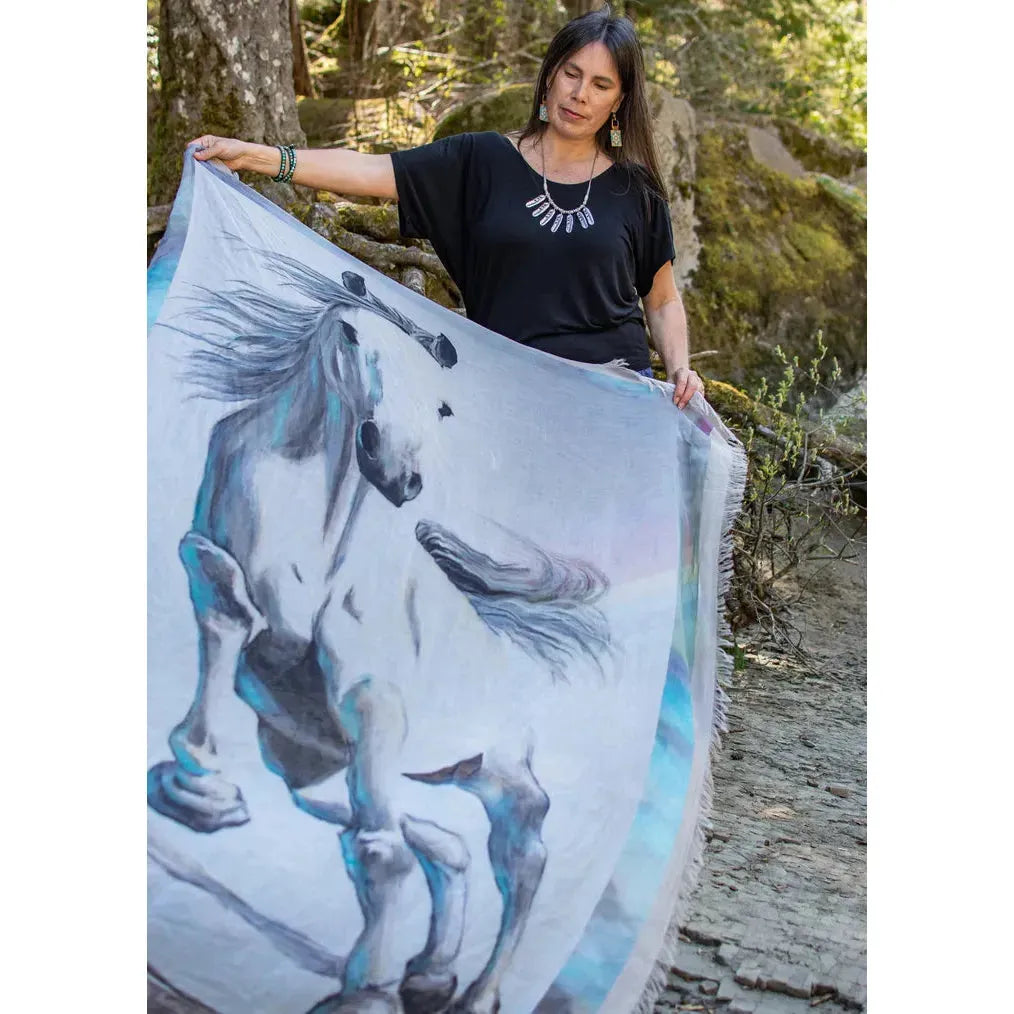 Faithful & True - Hand Painted Luxury Silk Scarves