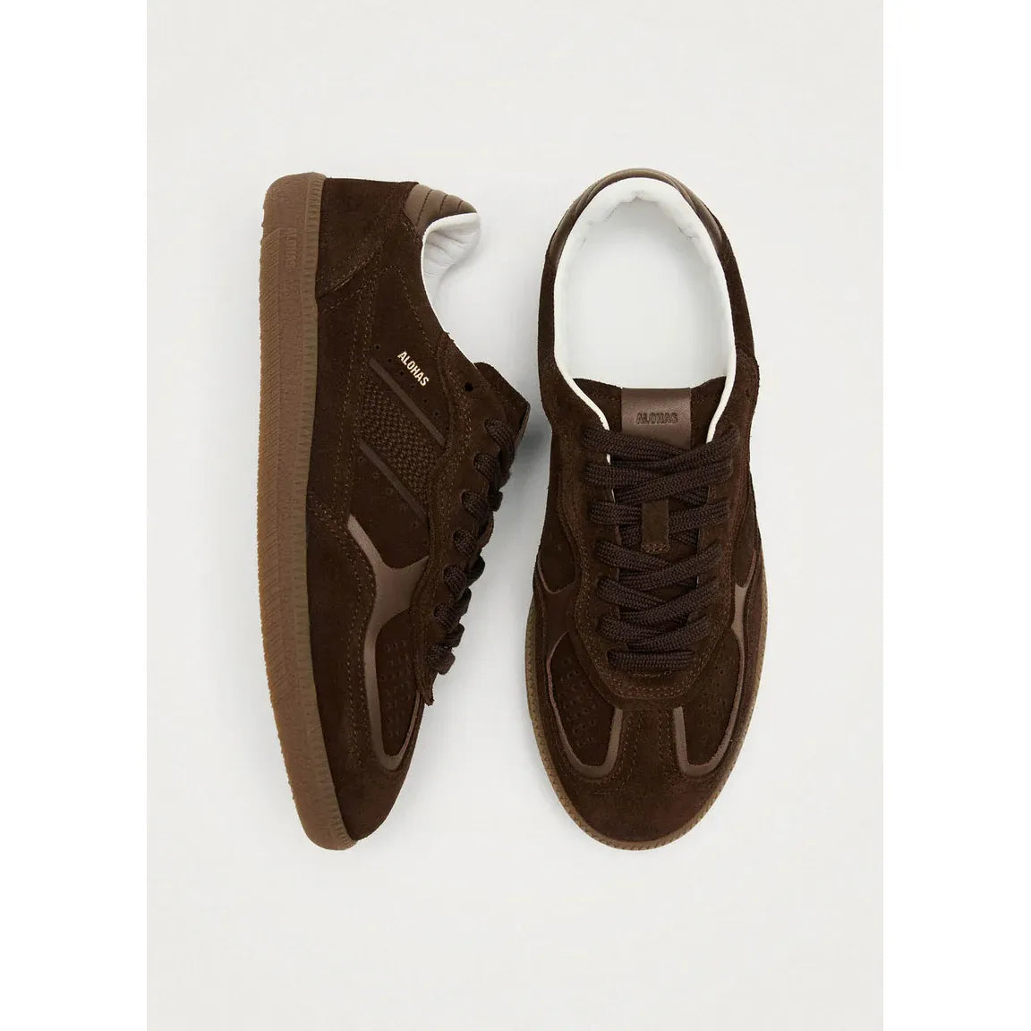 Alohas - Rife Chocolate Brown Leather Sneakers