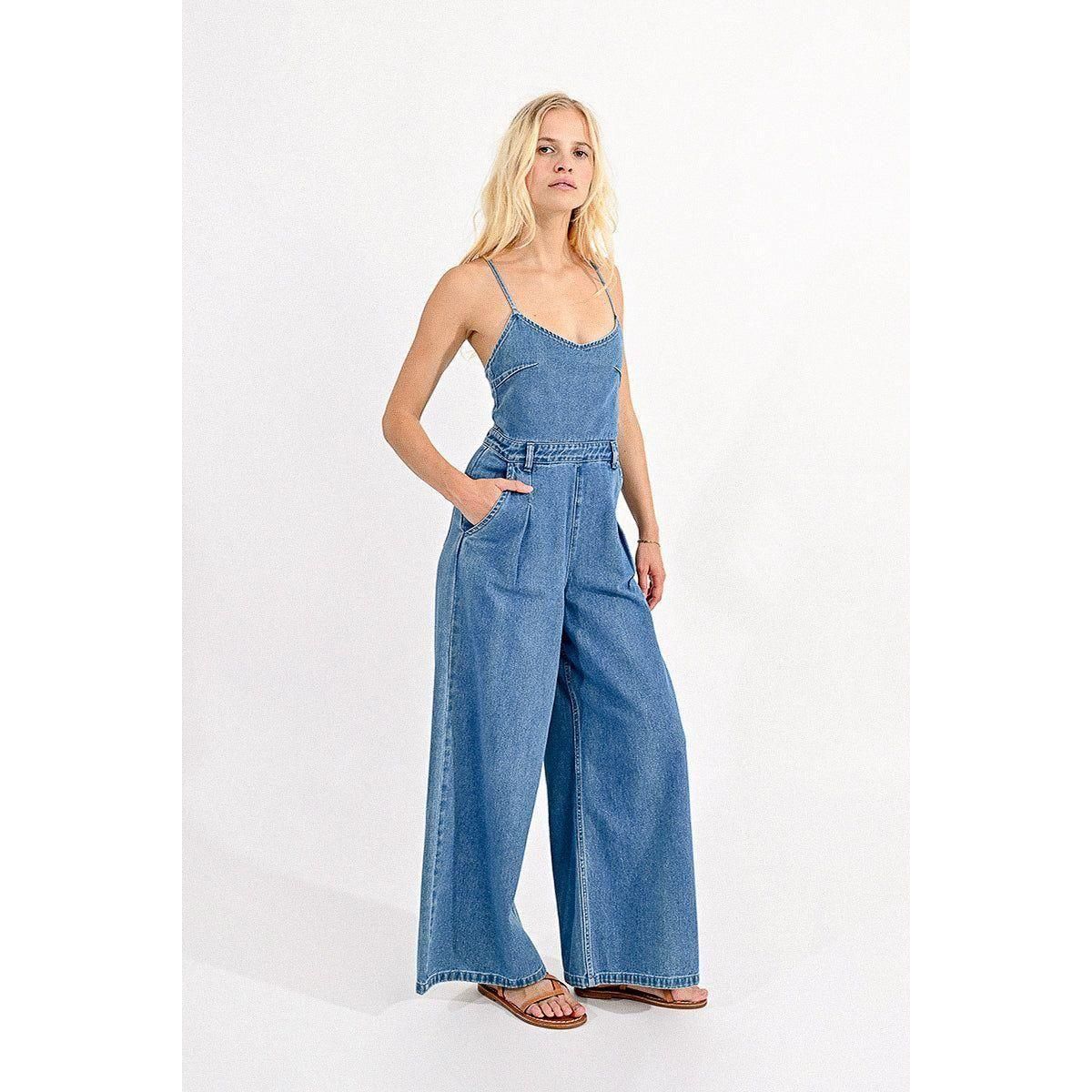 Denim Blue Jumpsuit