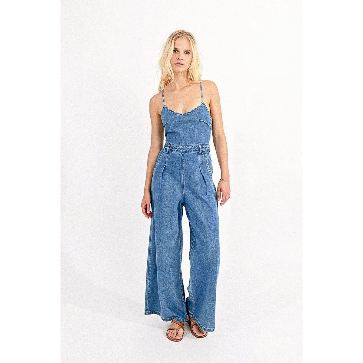 Denim Blue Jumpsuit