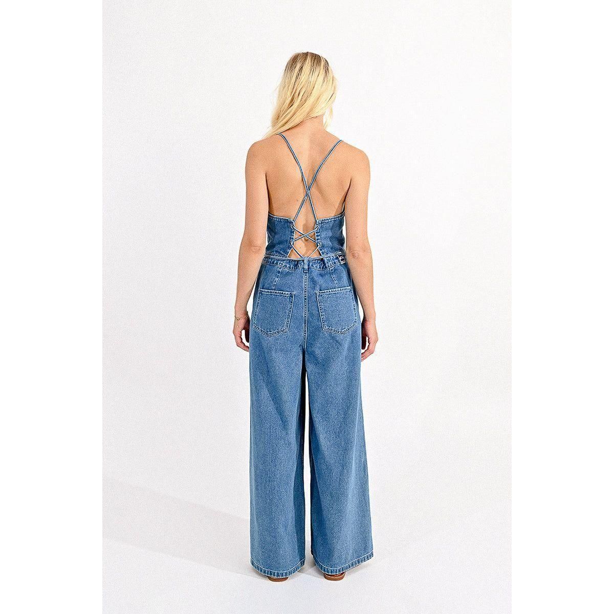 Denim Blue Jumpsuit