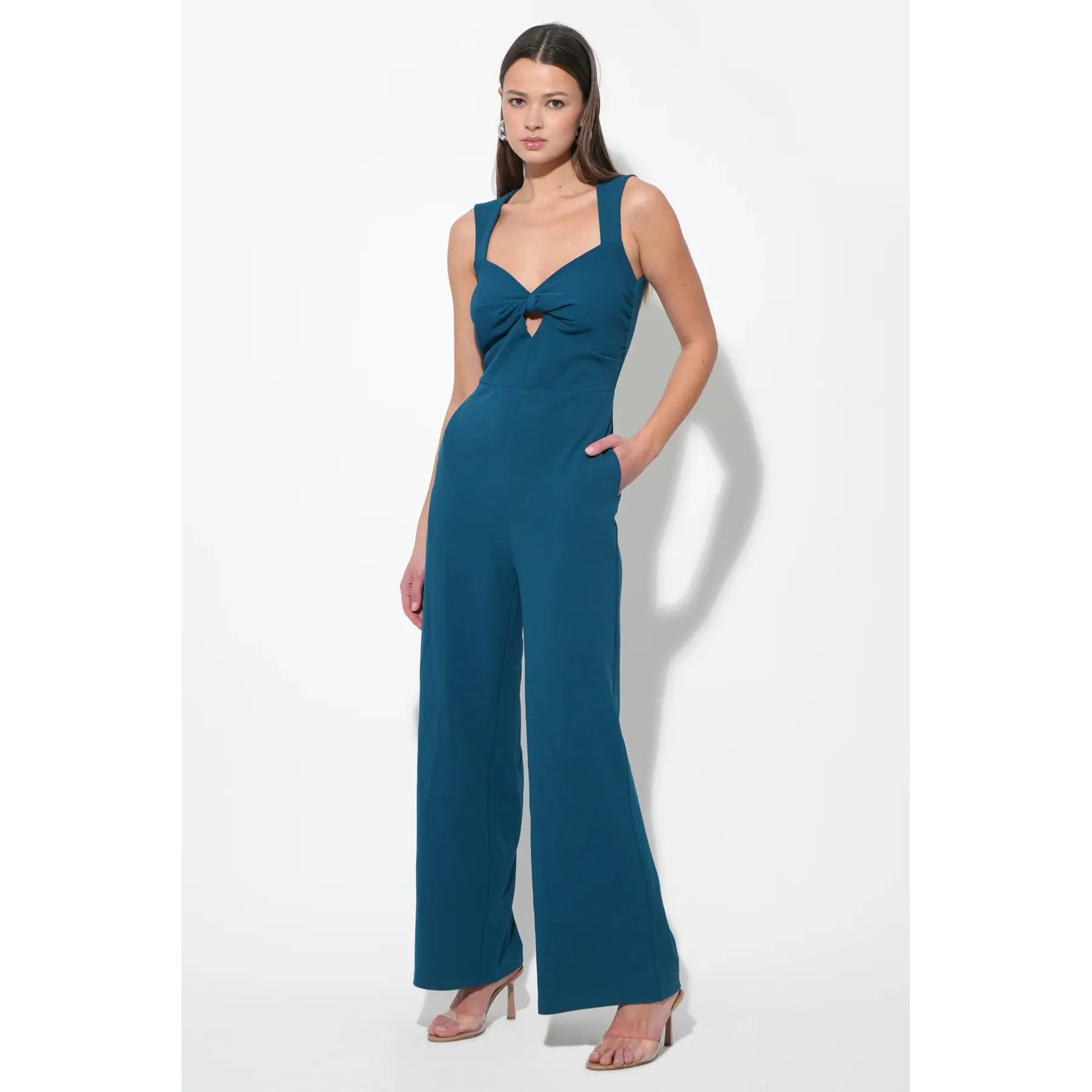 Frina Knit Sweetheart Jumpsuit