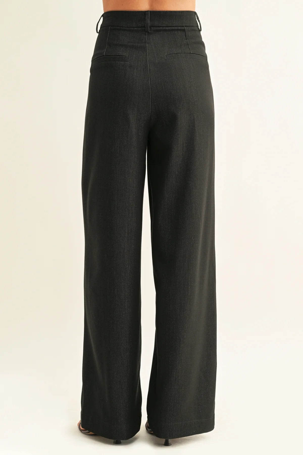 Miley Pleated Chambray Pants