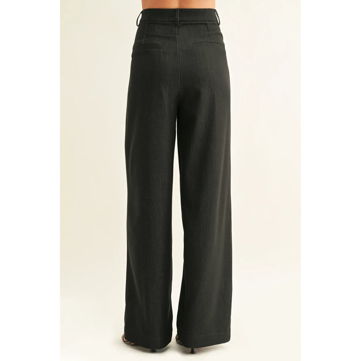 Miley Pleated Chambray Pants