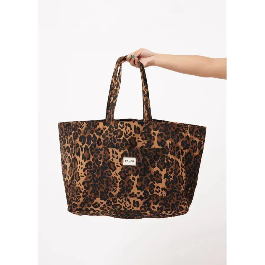 Vida Leopard Tote Bag