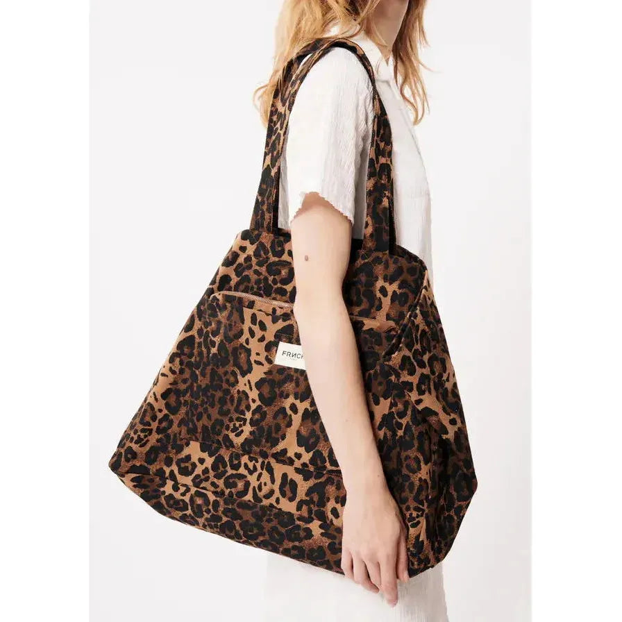 Vida Leopard Tote Bag