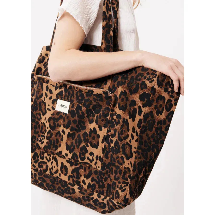 Vida Leopard Tote Bag