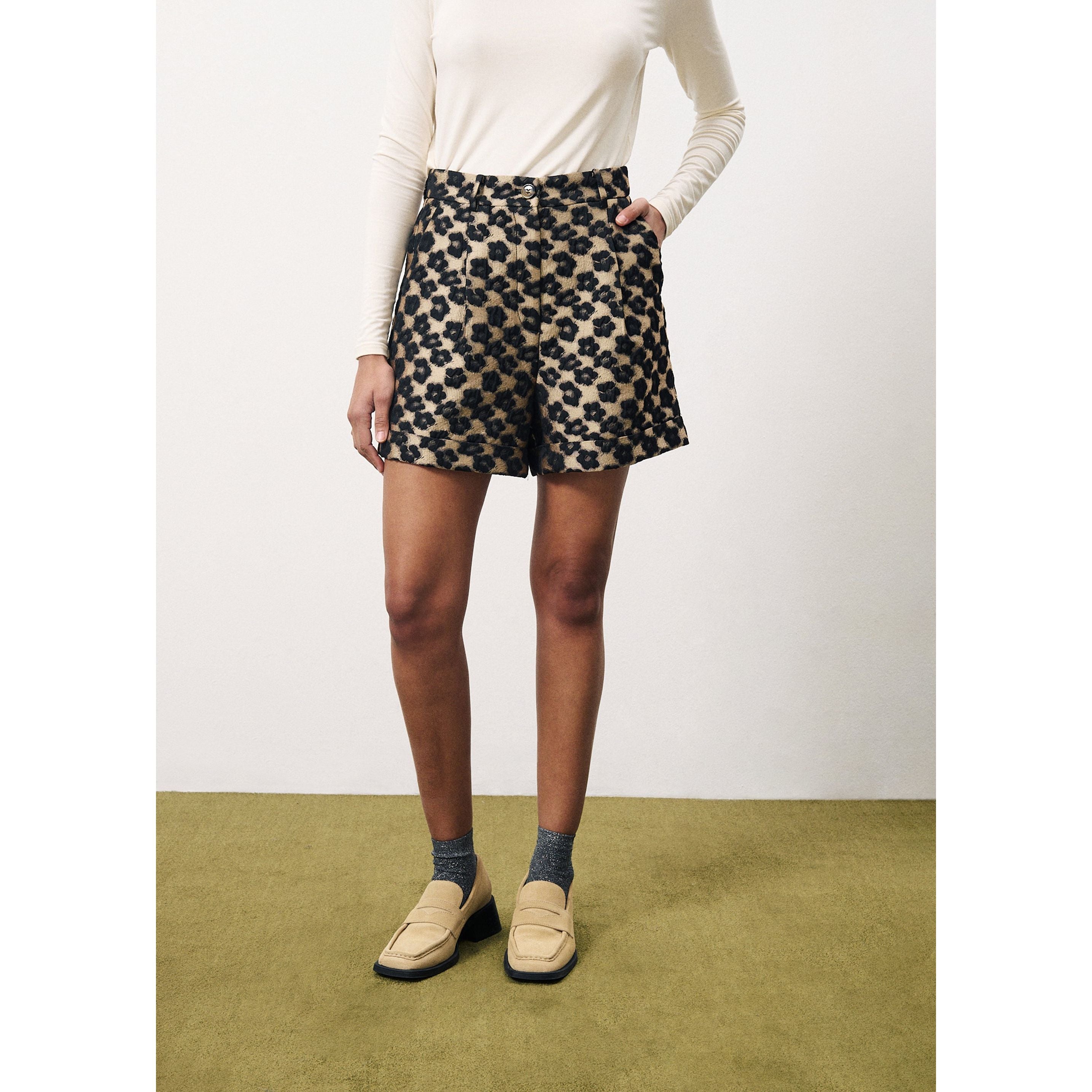 Leopard Shani Shorts