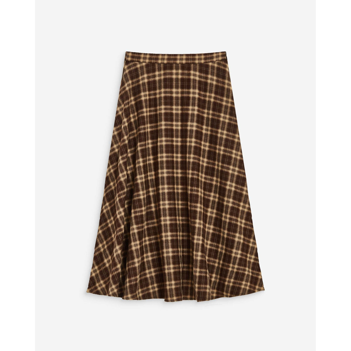 ADONIA Flannel Maxi Skirt