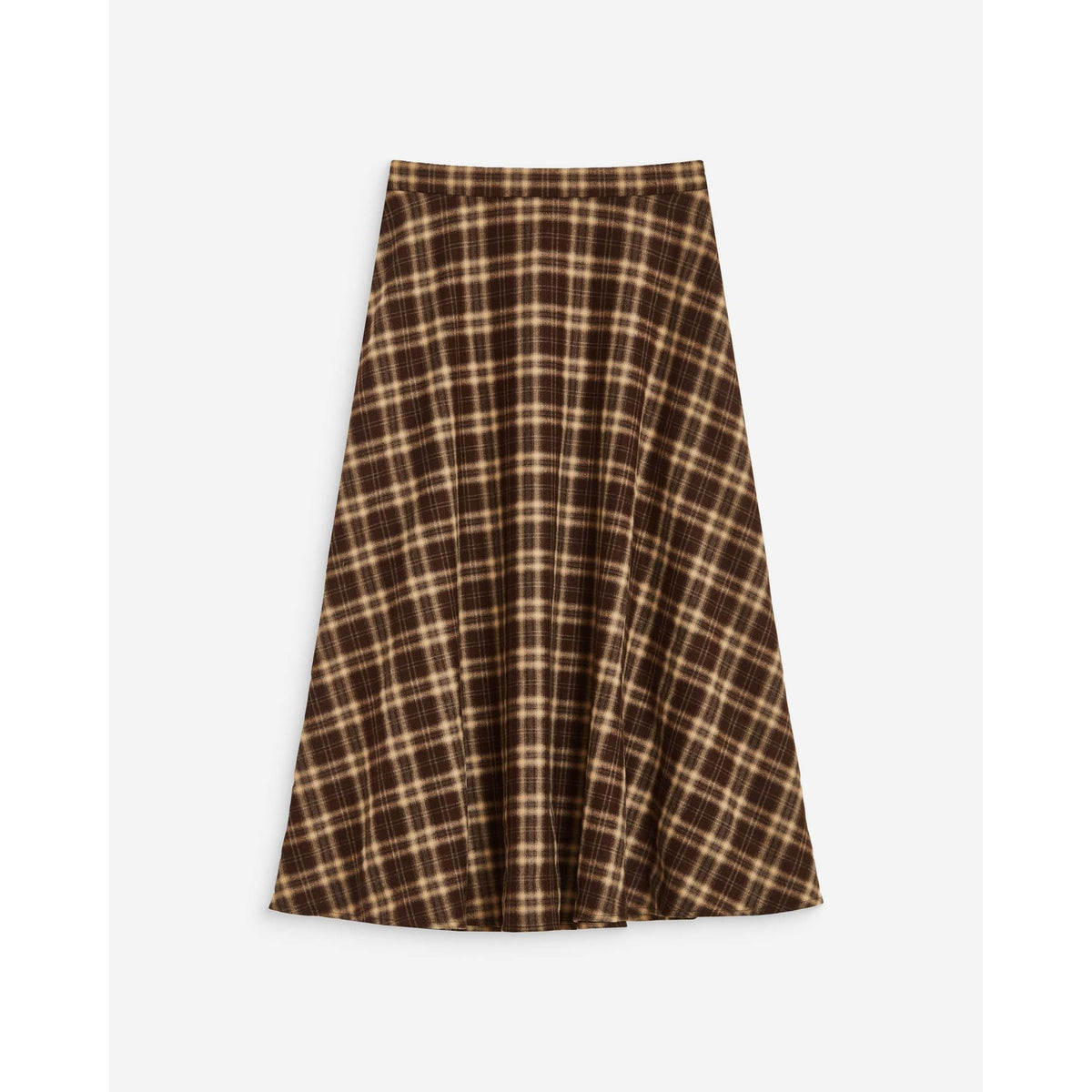 ADONIA Flannel Maxi Skirt