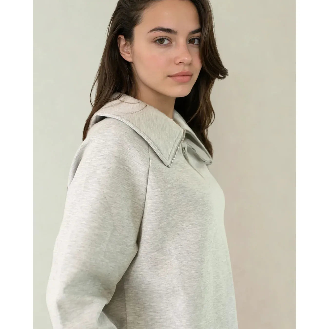 Maeve 3/4 Zip Sweater