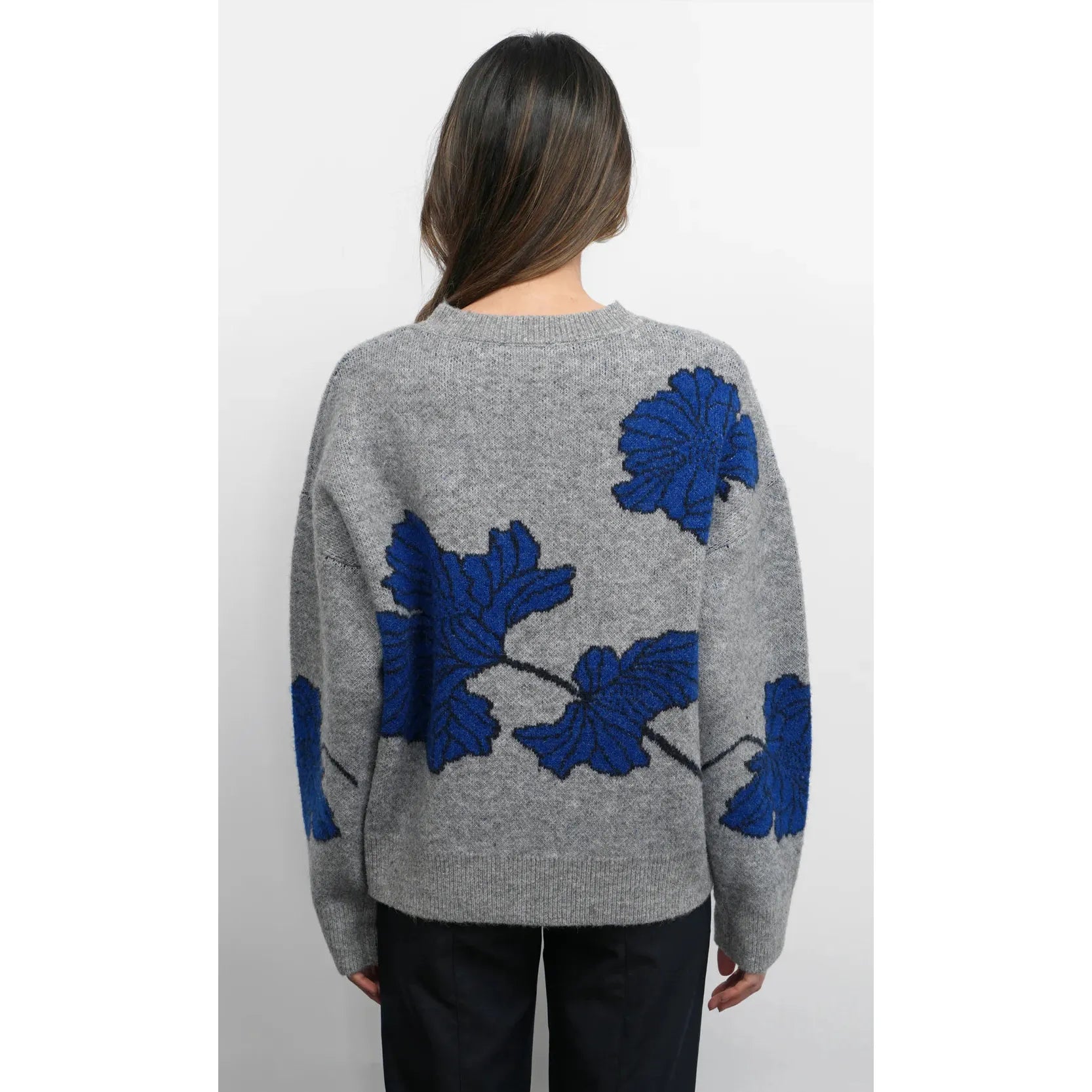 Bennett Intarsia Flower Sweater