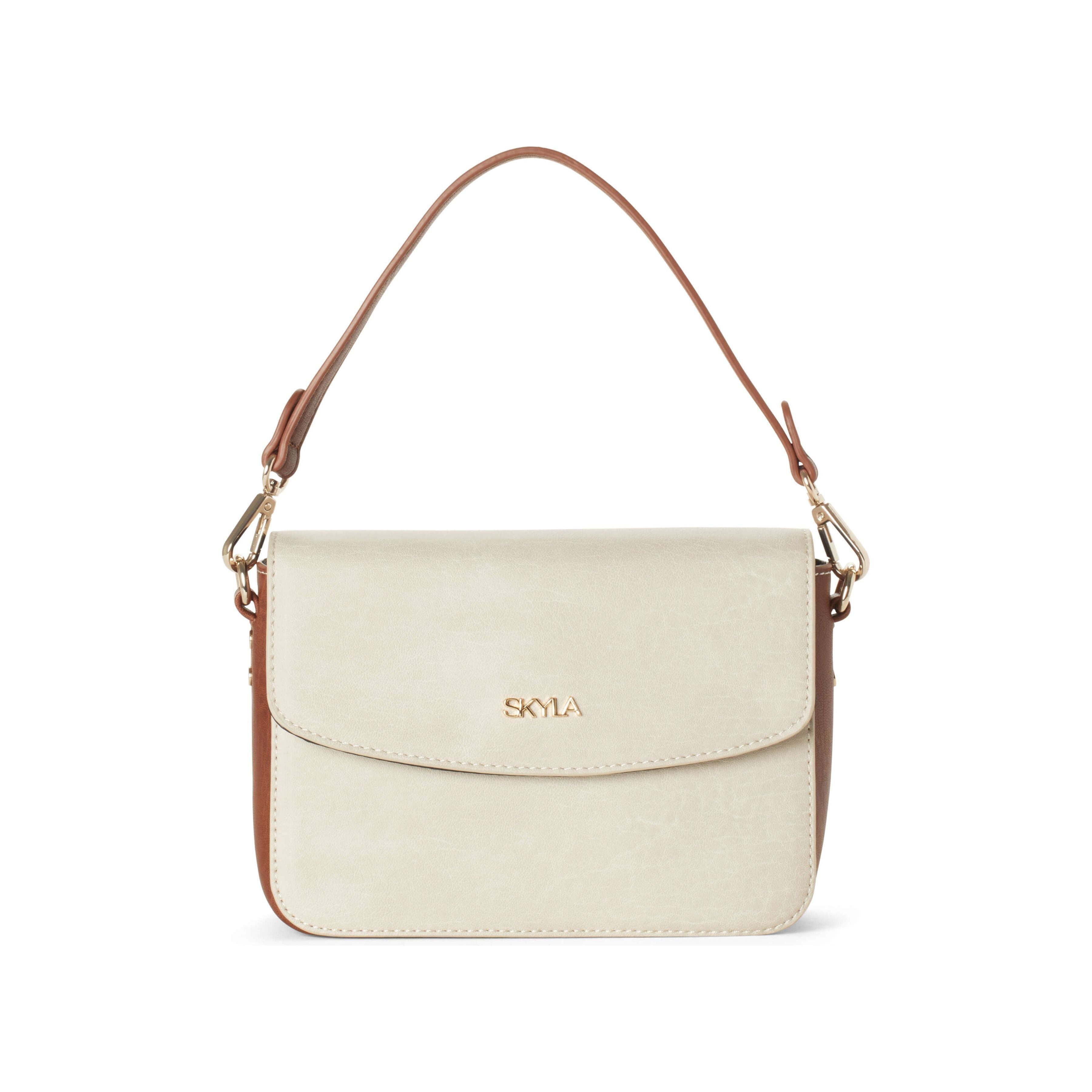 Gracie Satchel Handbag Latte