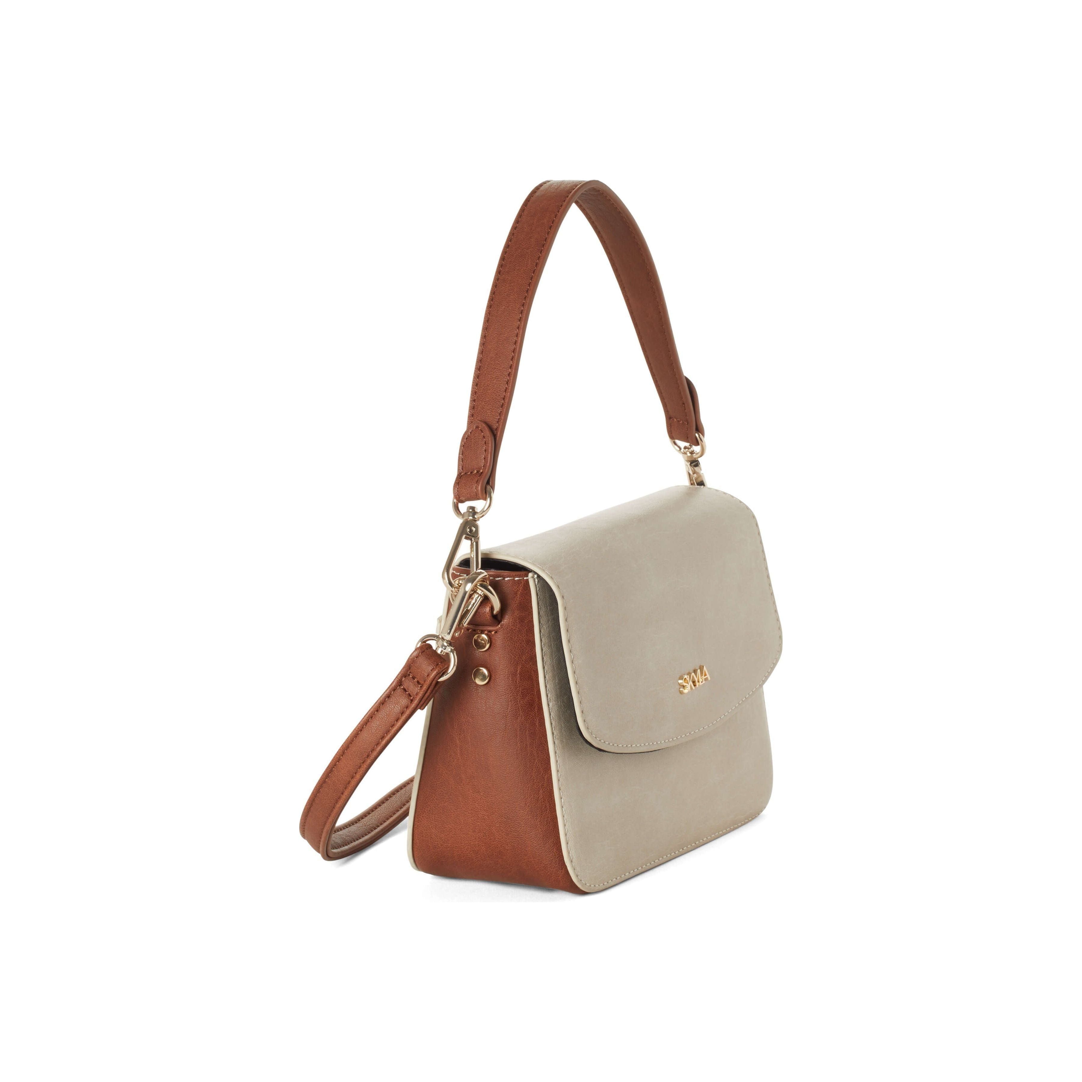 Gracie Satchel Handbag Latte