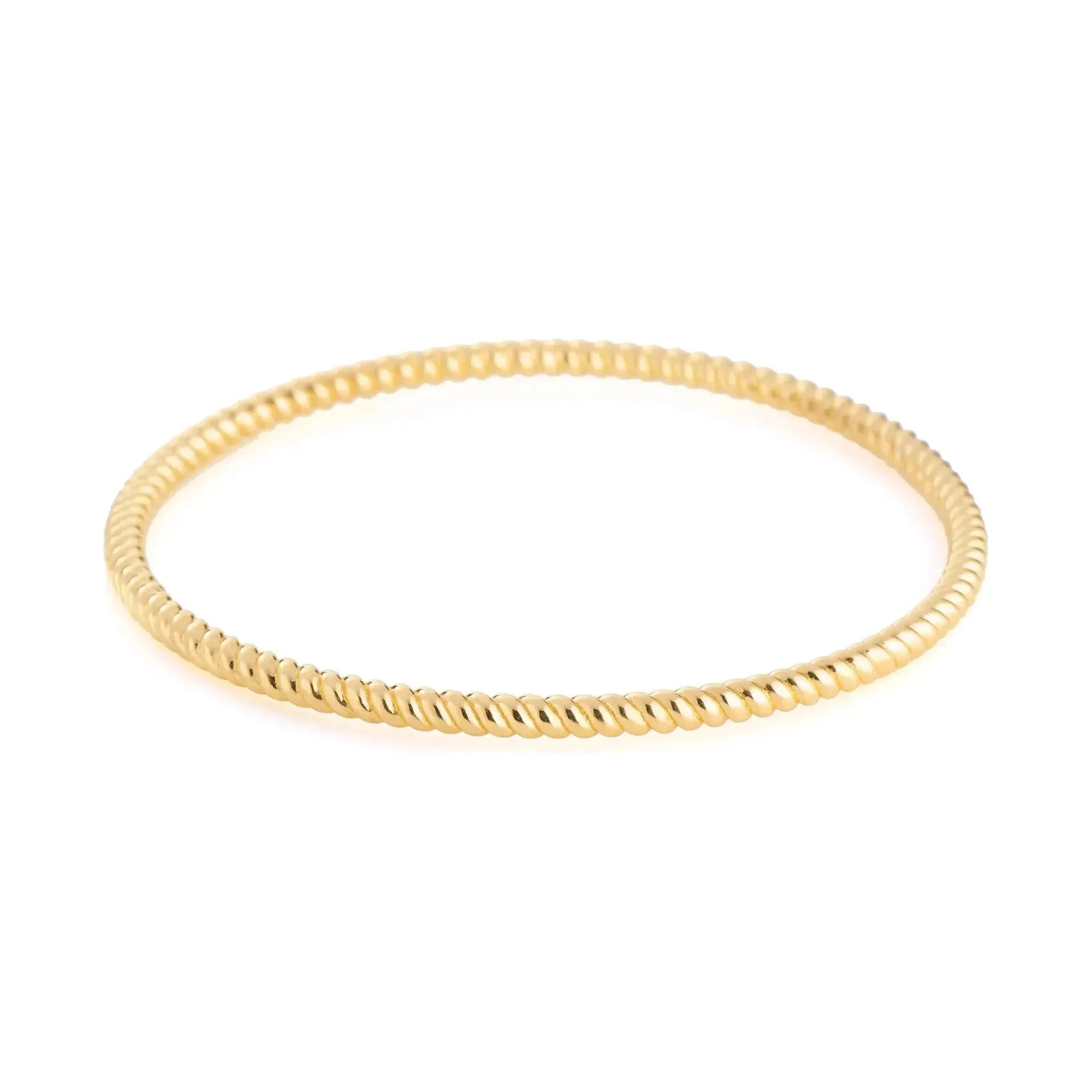 Twisted Bangle |Gold