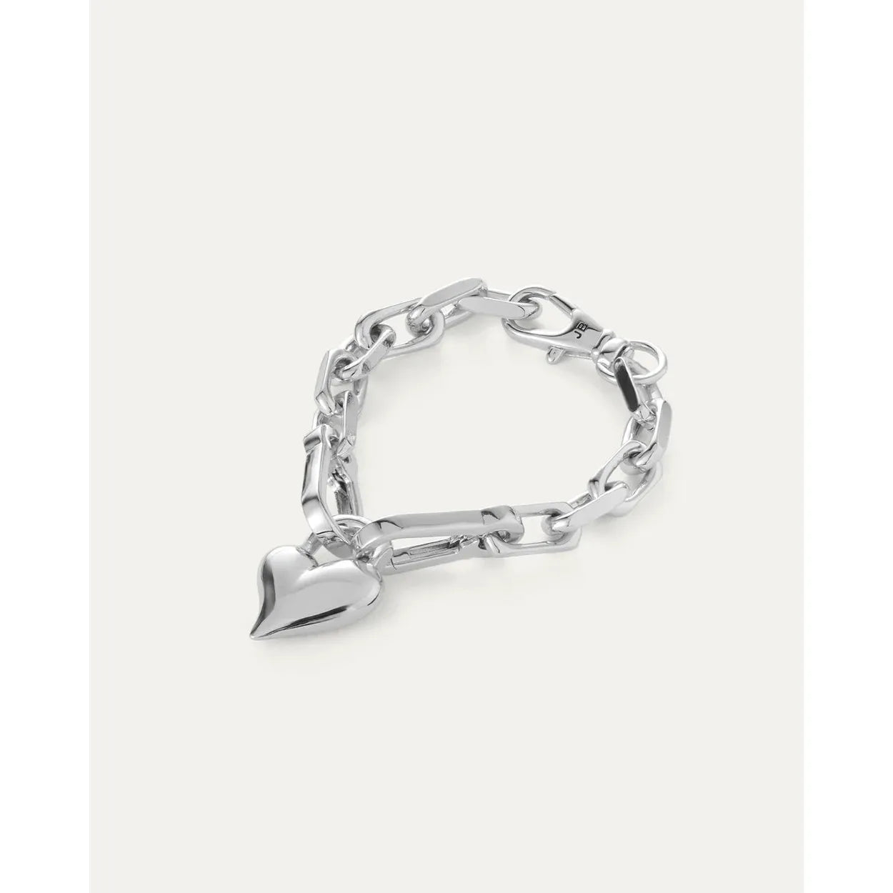 Padlock Heart Chain Bracelet